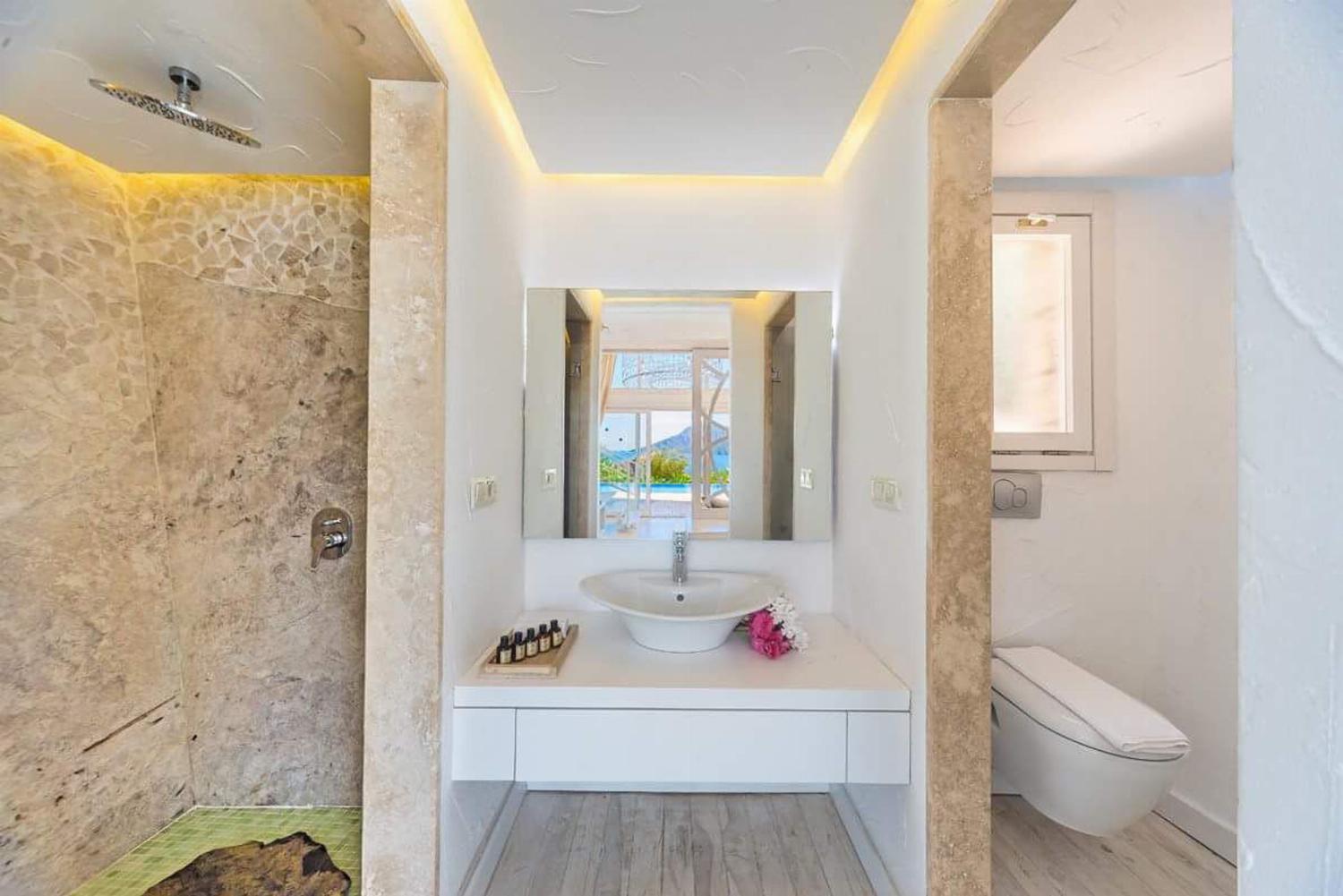 Ensuite bathroom with shower