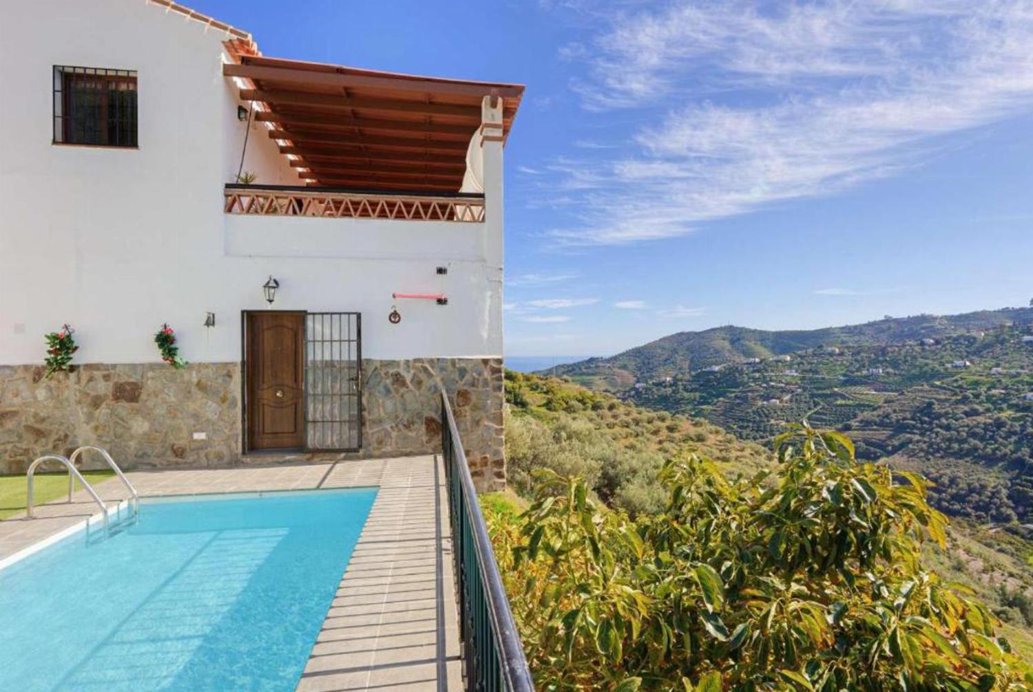 Beautiful villa with private pool and terrace with panoramic views