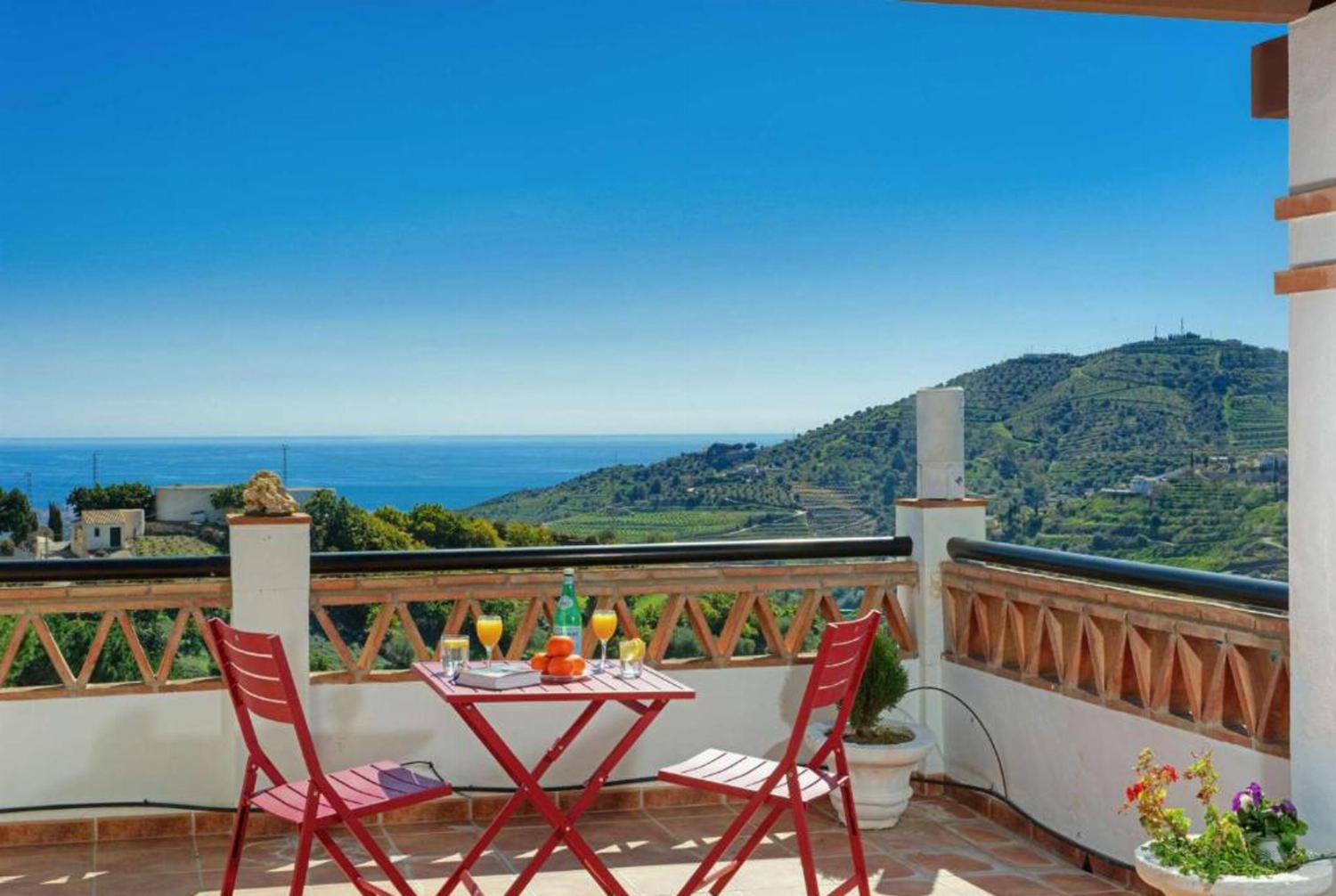 Outdoors area with terrace with panoramic view