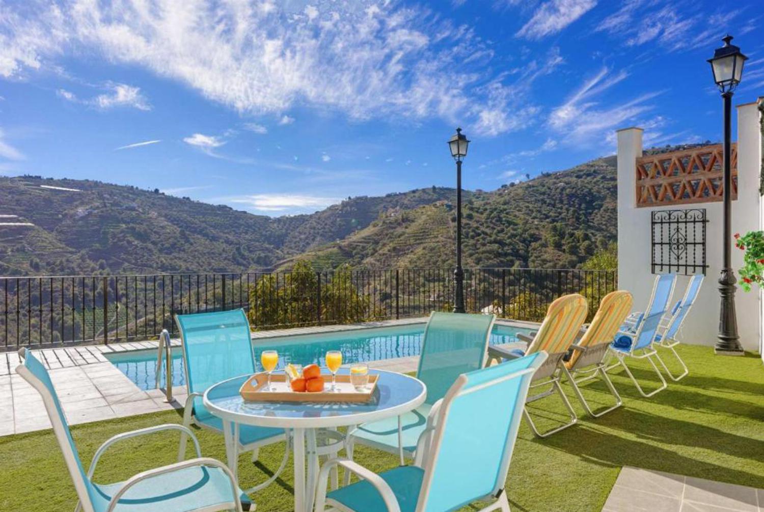 Outdoors area with terrace with panoramic view