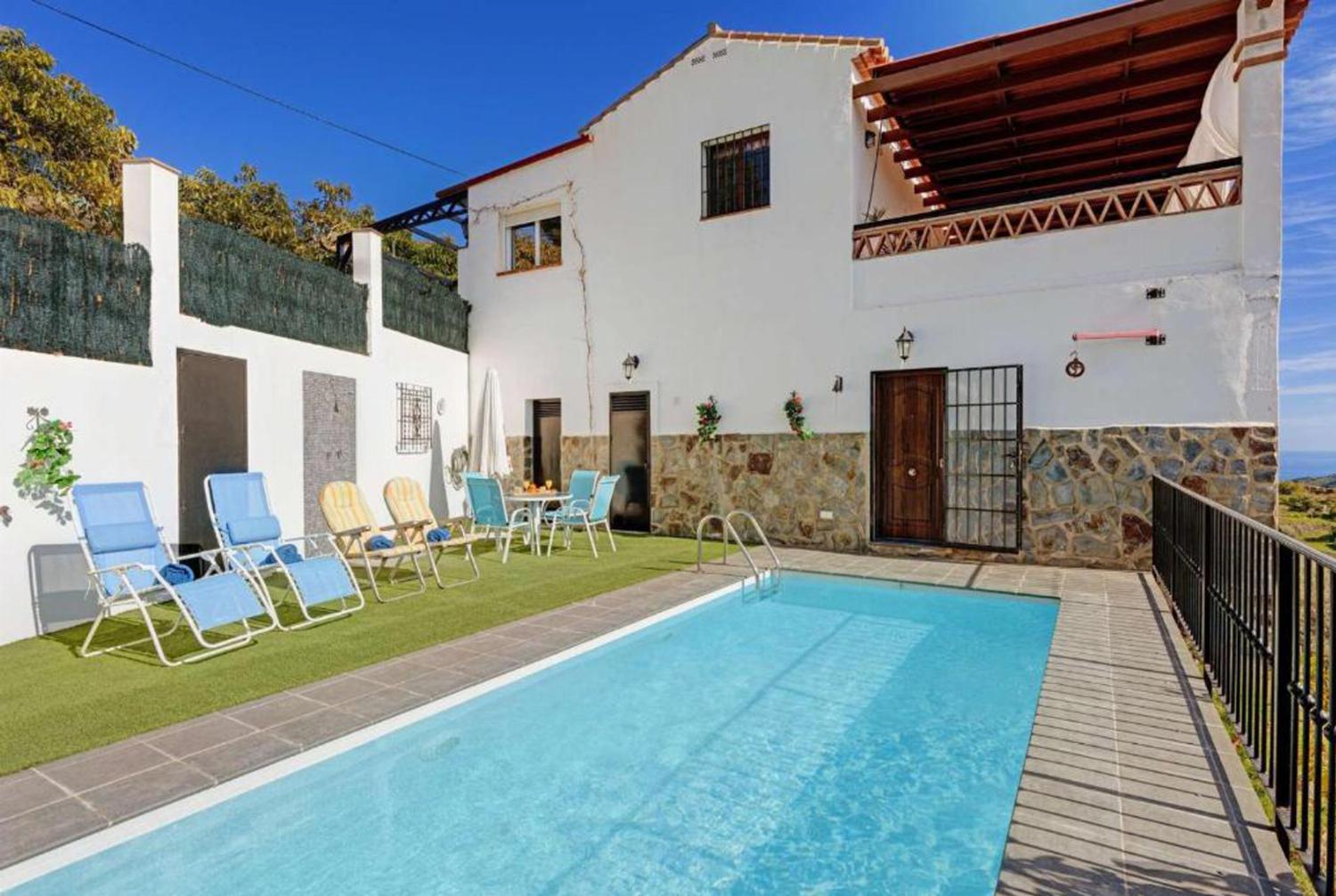 Beautiful villa with private pool and terrace with panoramic views