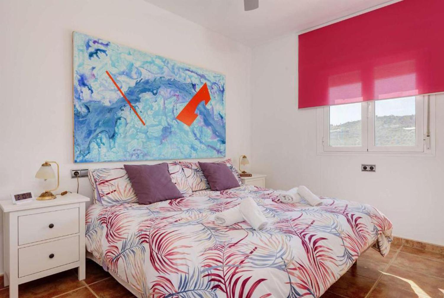 Double beds bedroom with A/C