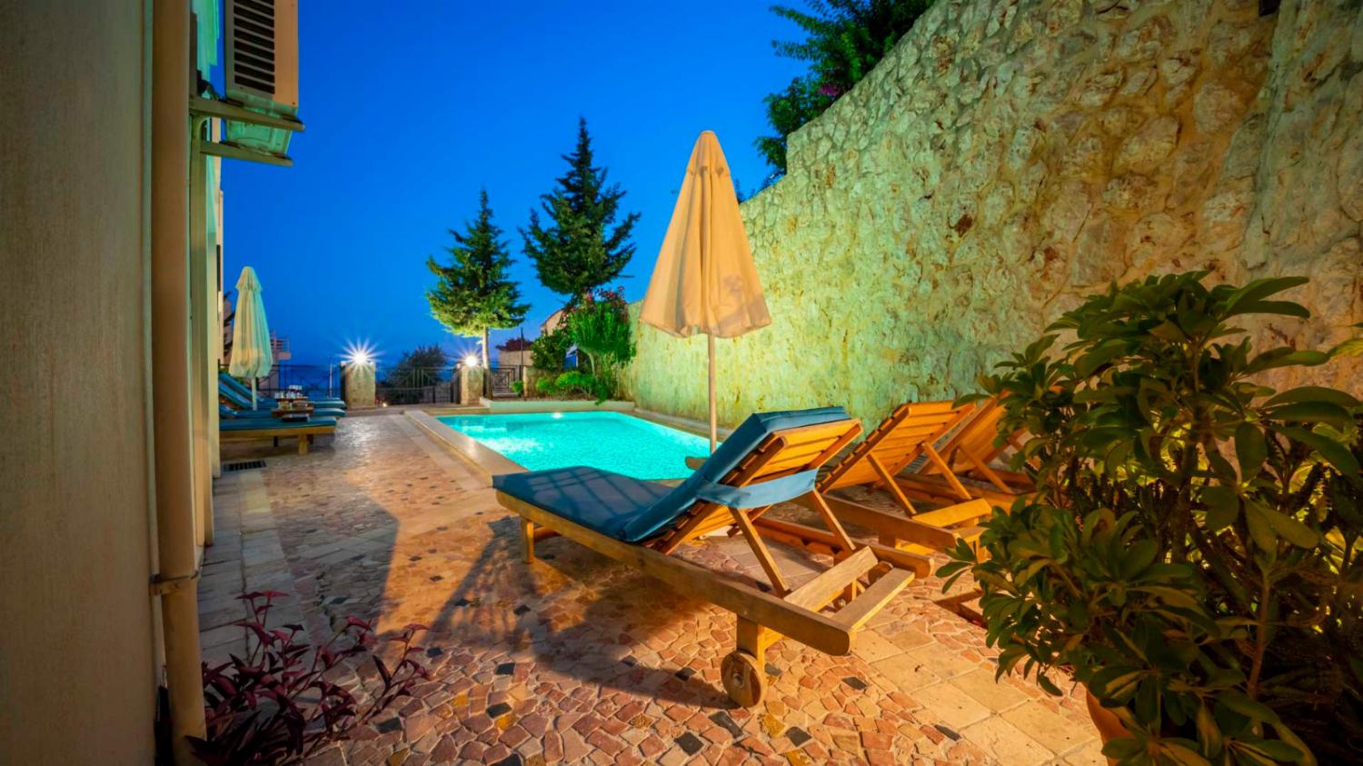 Beautiful villa with private pool and terrace with panoramic sea views