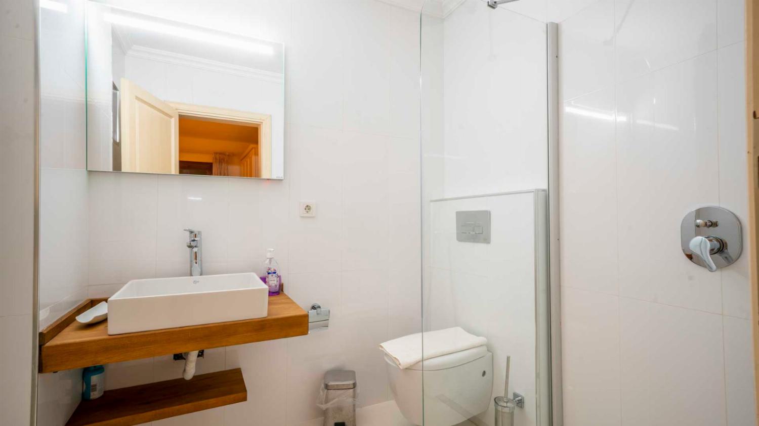 En suite bathroom with shower