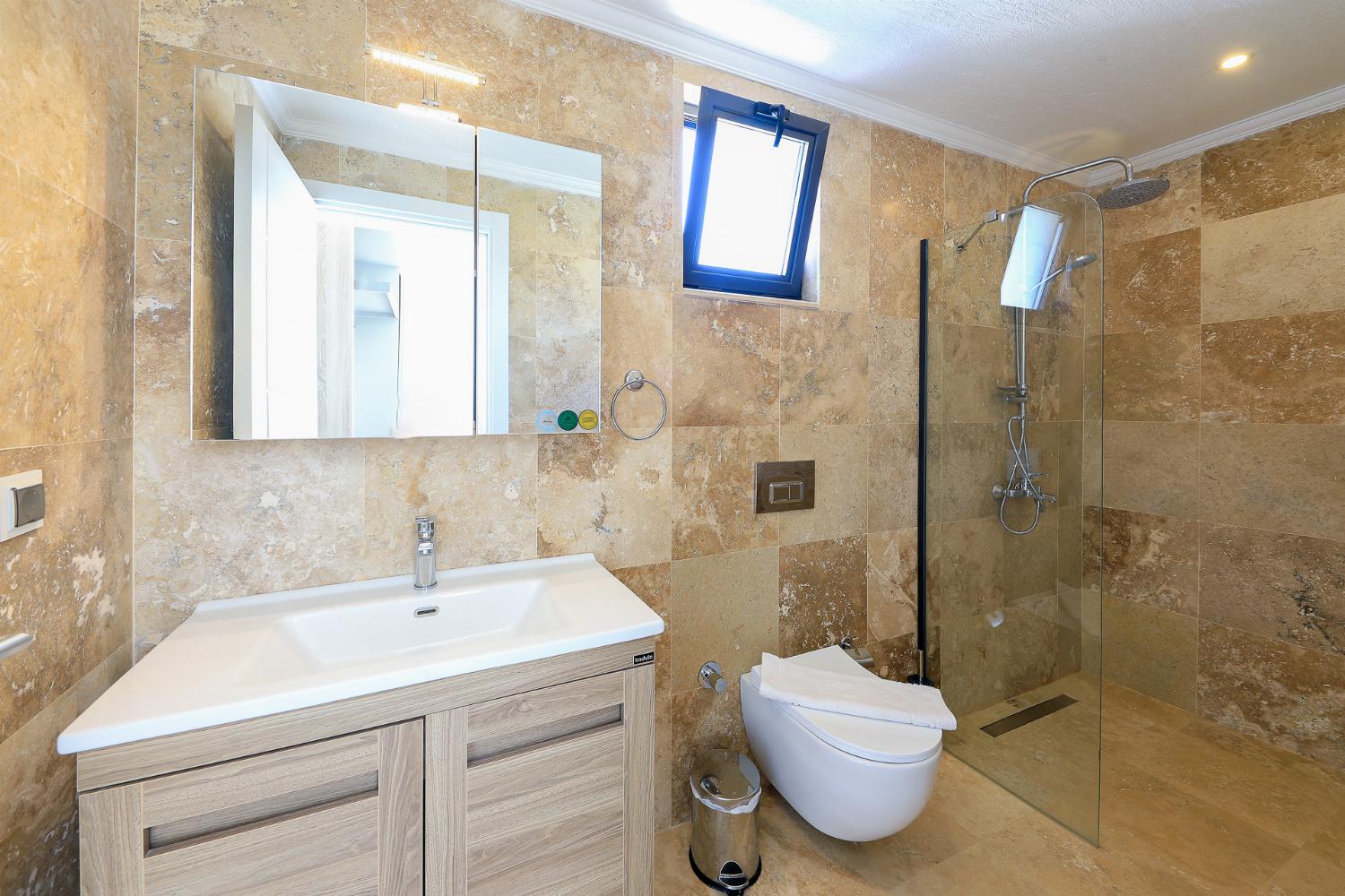 Ensuite bathroom with shower