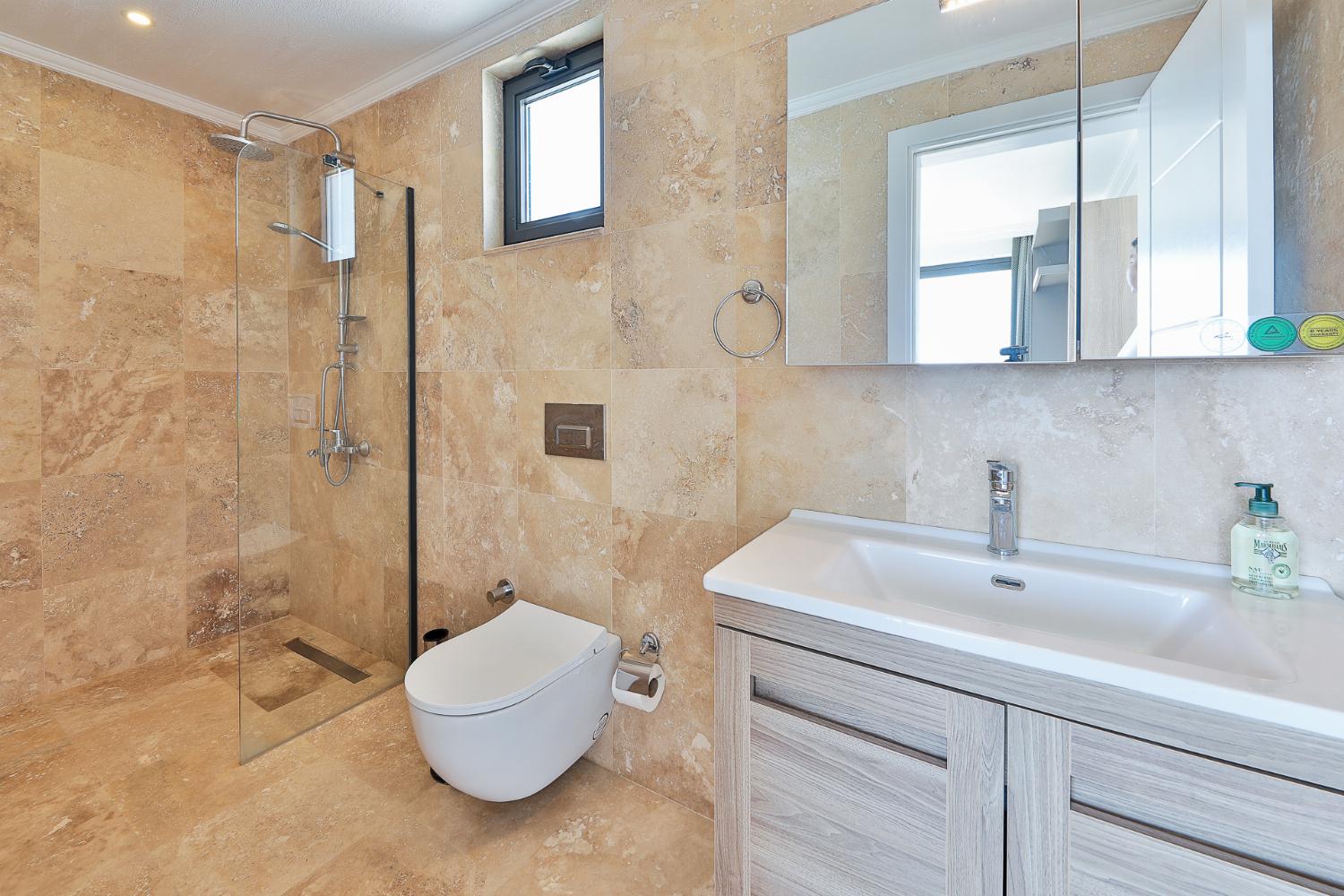 Ensuite bathroom with shower