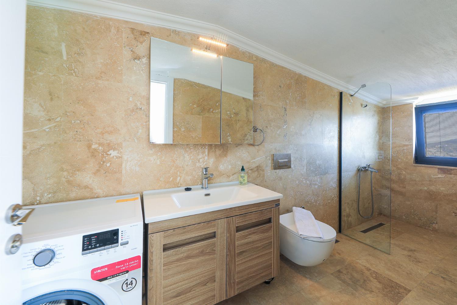 Ensuite bathroom with shower
