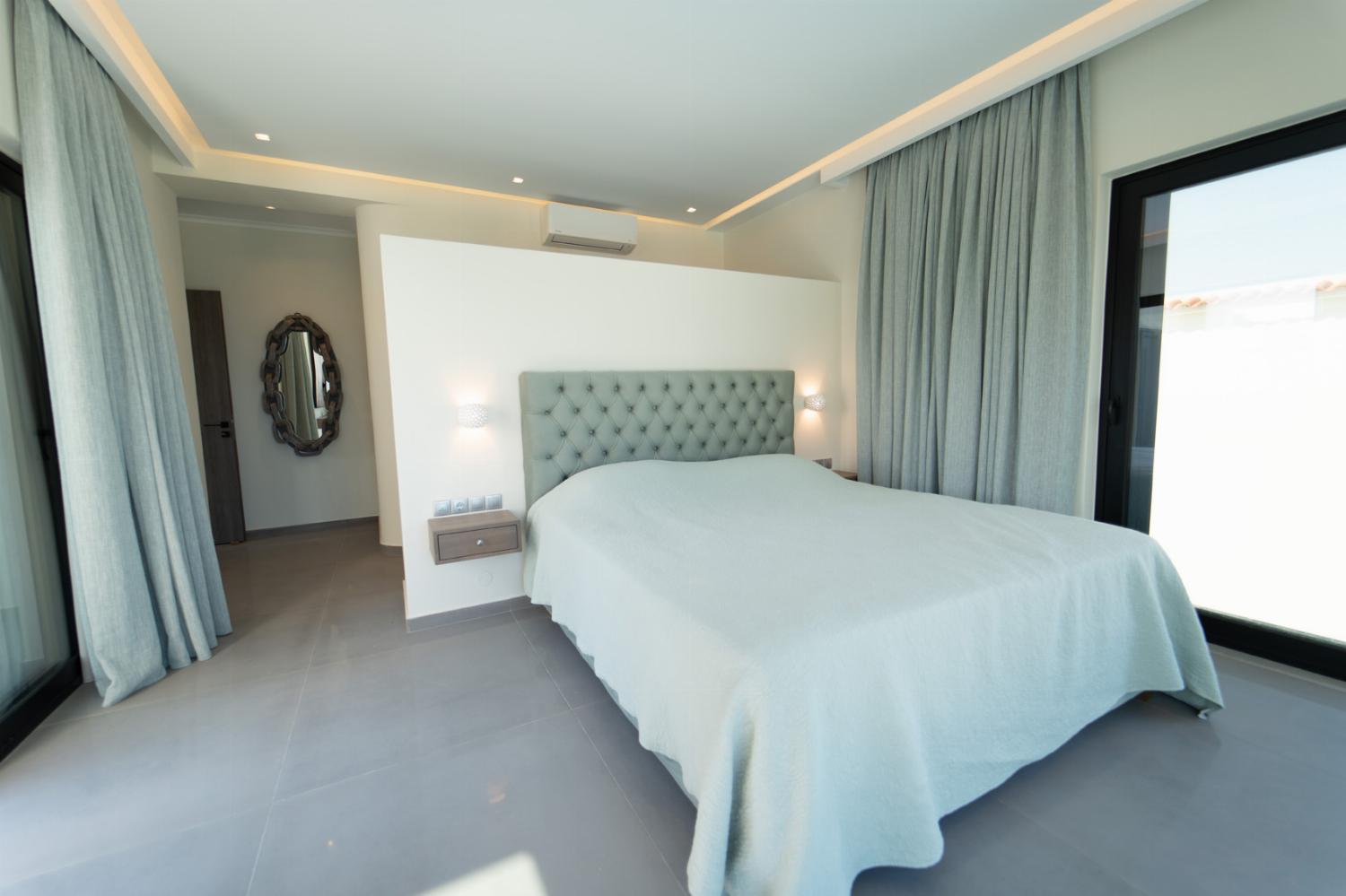 Double bedroom with A/C and with panoramic sea views