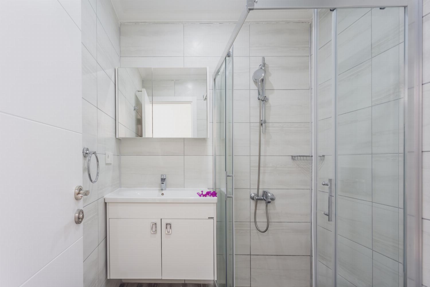 Bathroom with a shower