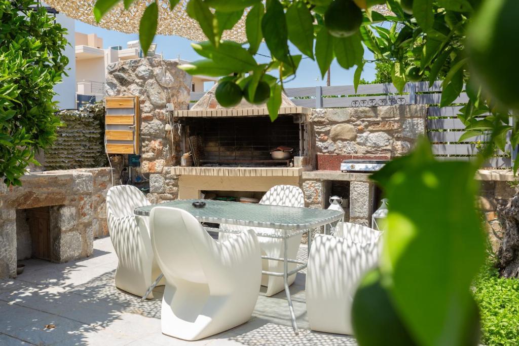 Outdoors BBQ area