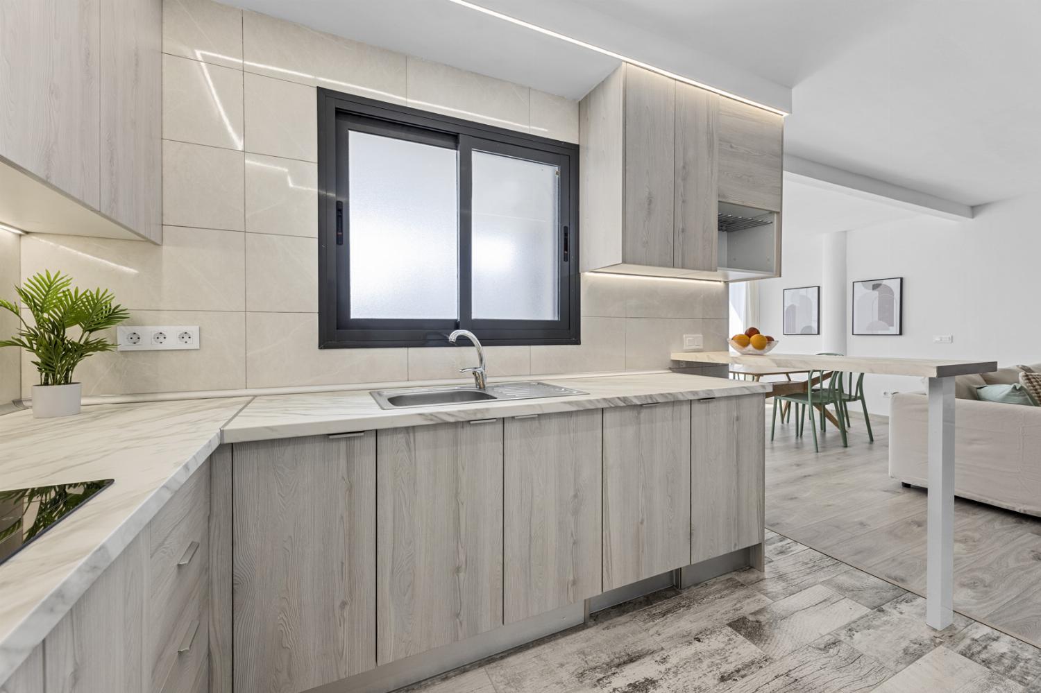 Equipped kitchen