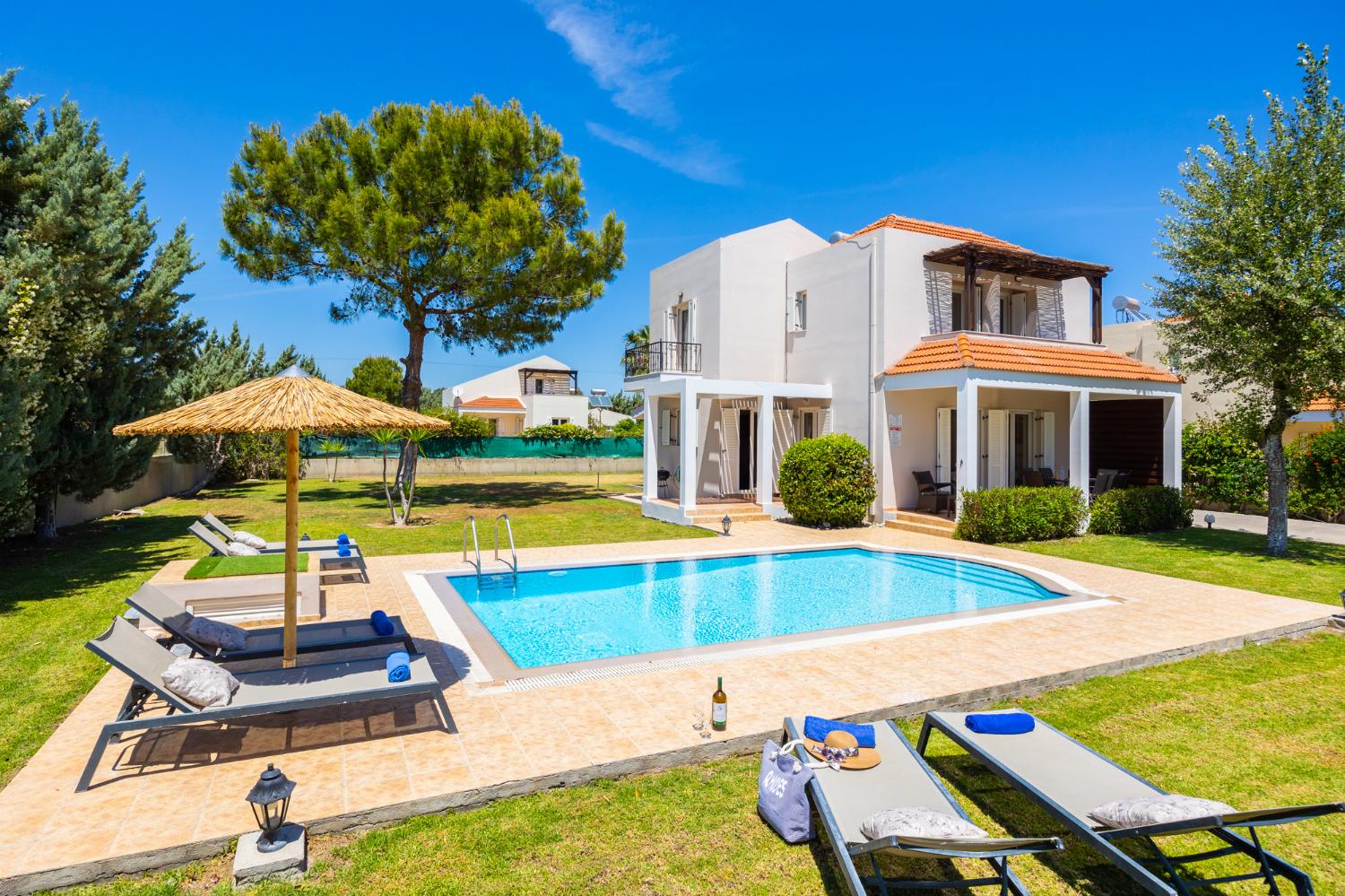 Beautiful villa with private pool, terrace, and garden