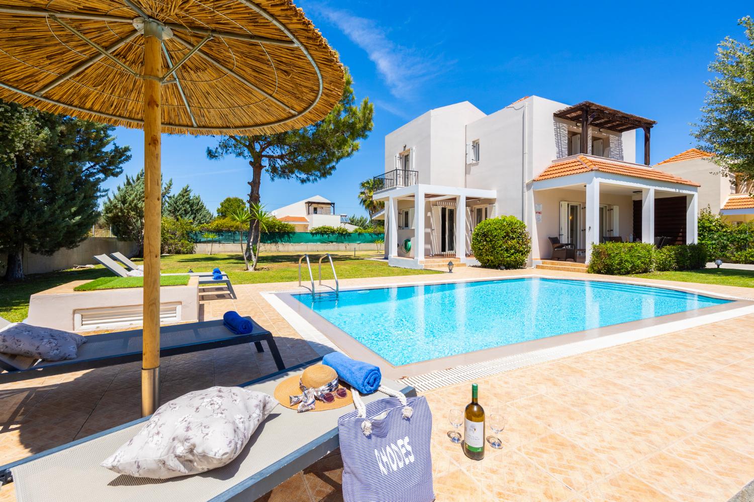 Beautiful villa with private pool, terrace, and garden