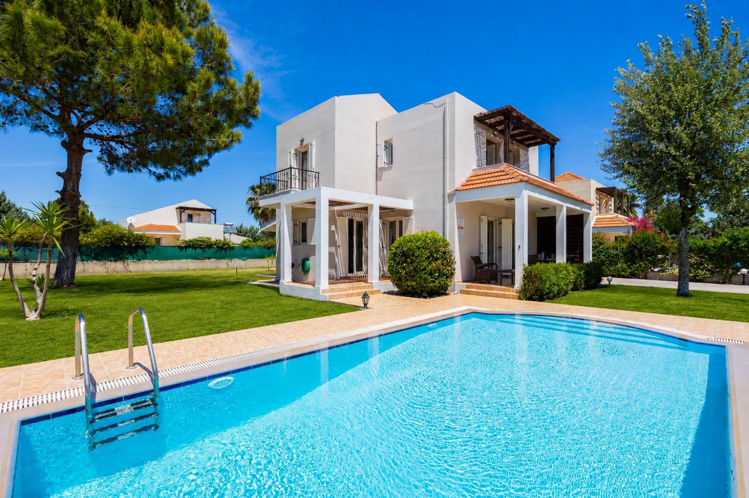 ,Beautiful villa with private pool, terrace, and garden