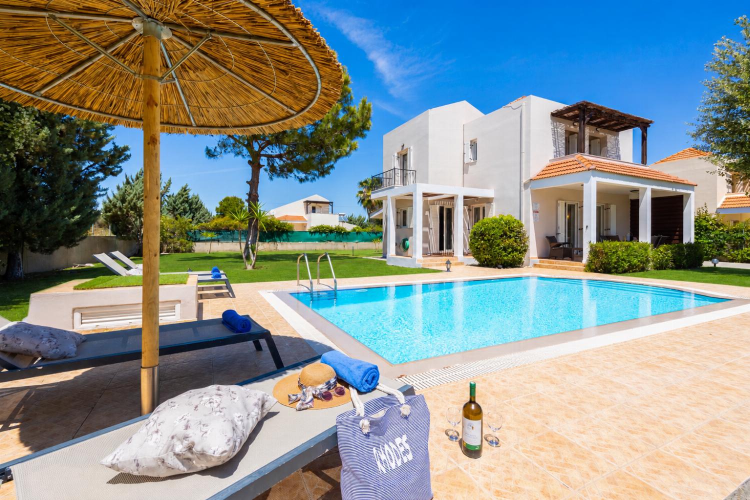 Beautiful villa with private pool, terrace, and garden
