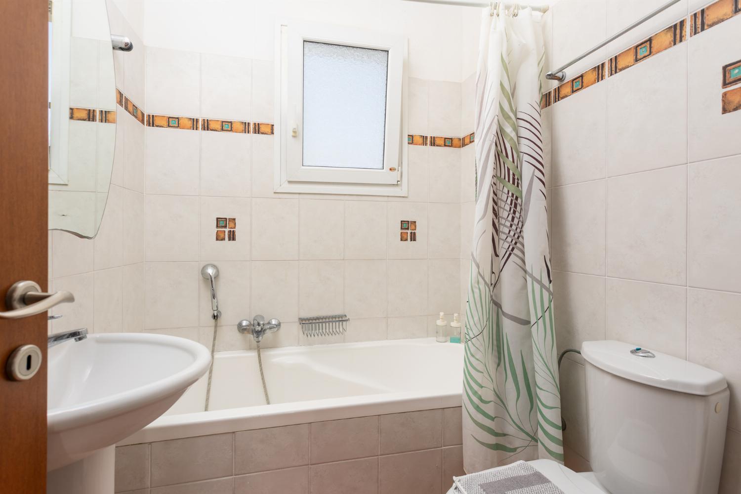 Family bathroom with bath