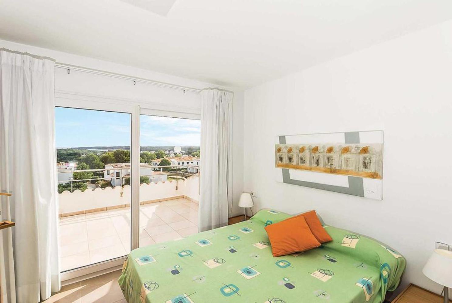 Double beds bedroom with A/C and terrace access