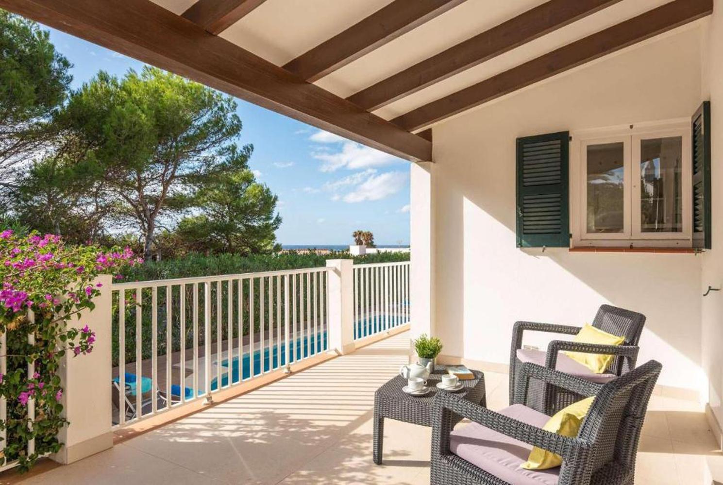 Sheltered terrace