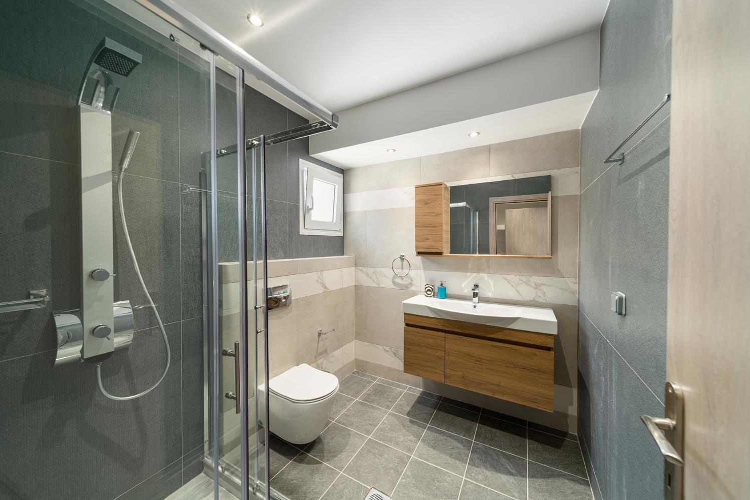 Family bathroom with shower