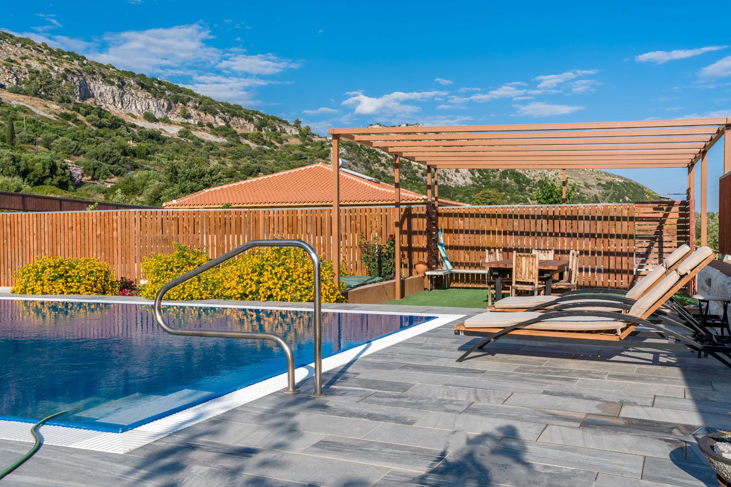 Private pool and terrace