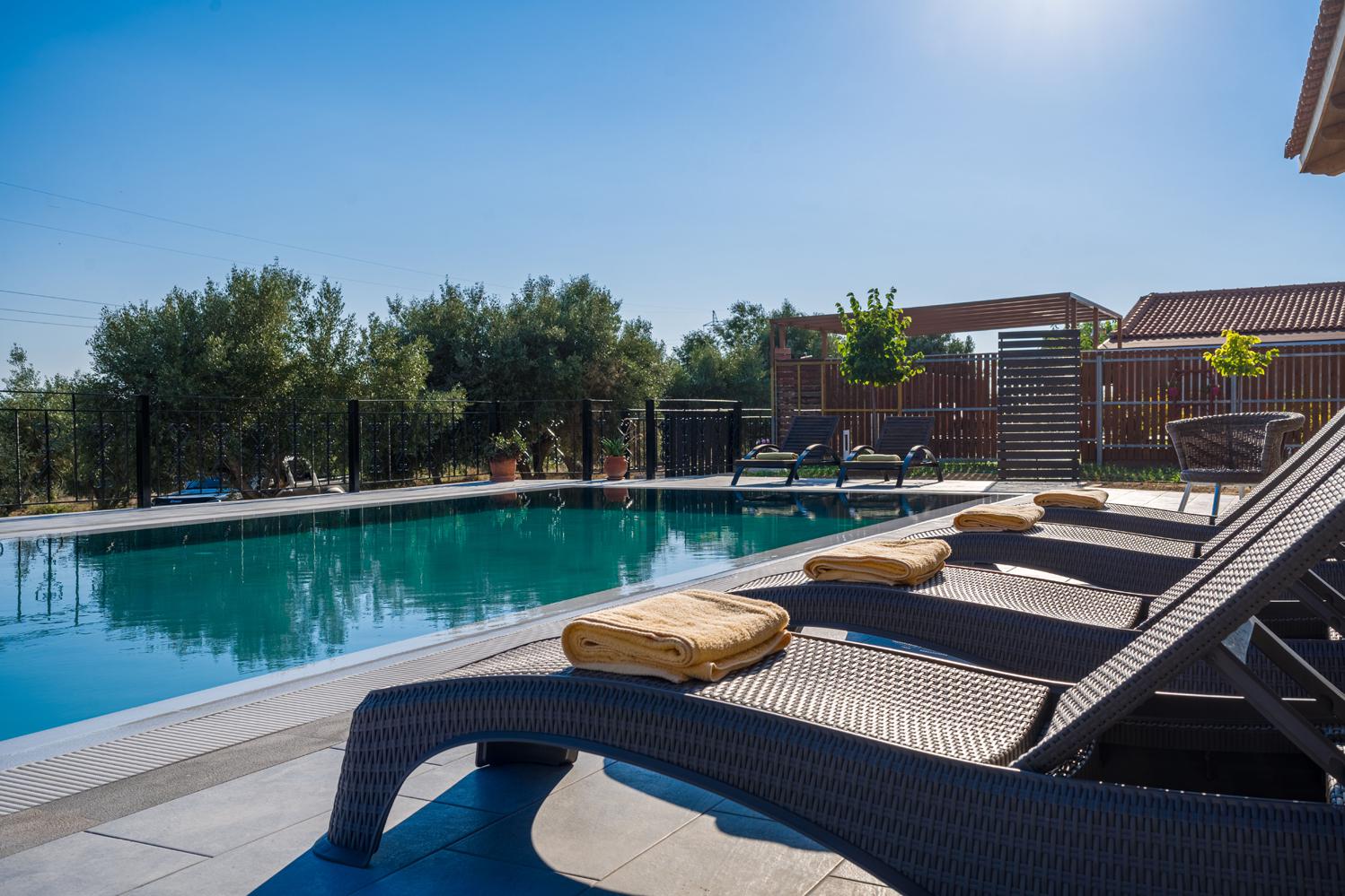 Private pool and terrace