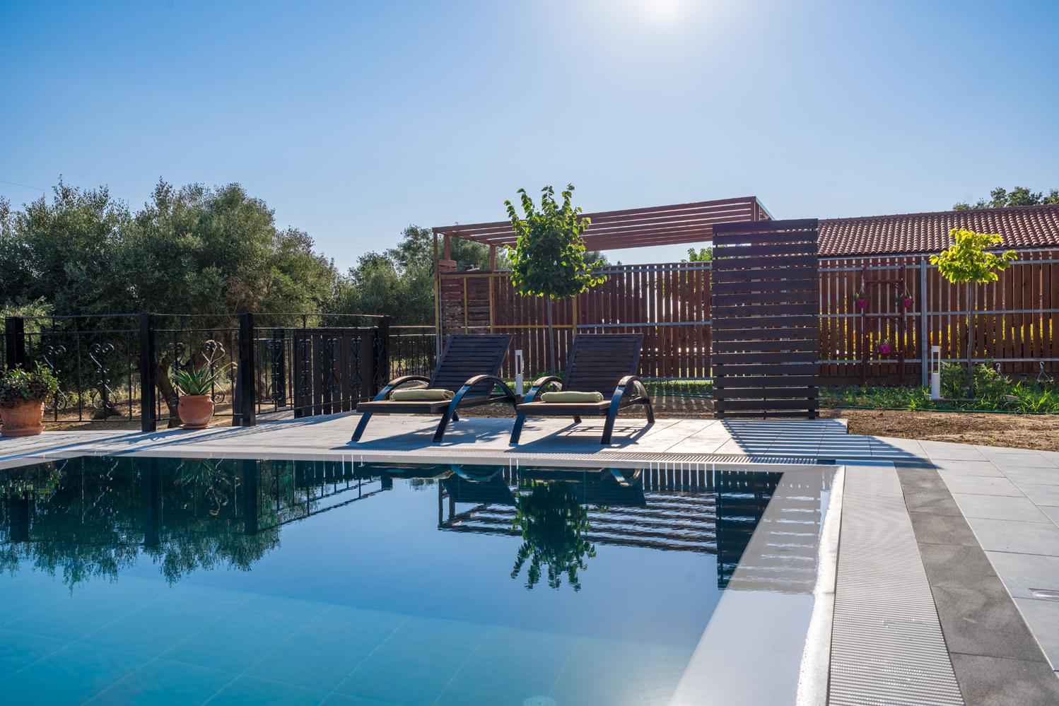 Private pool and terrace