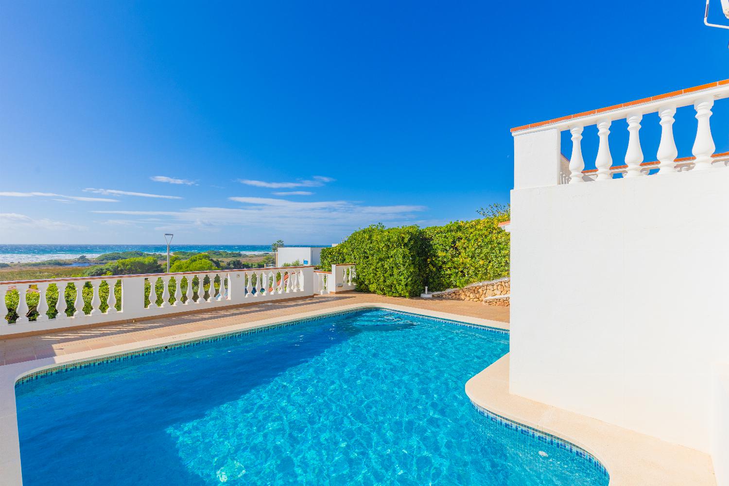Beautiful villa with private pool and panoramic sea view
