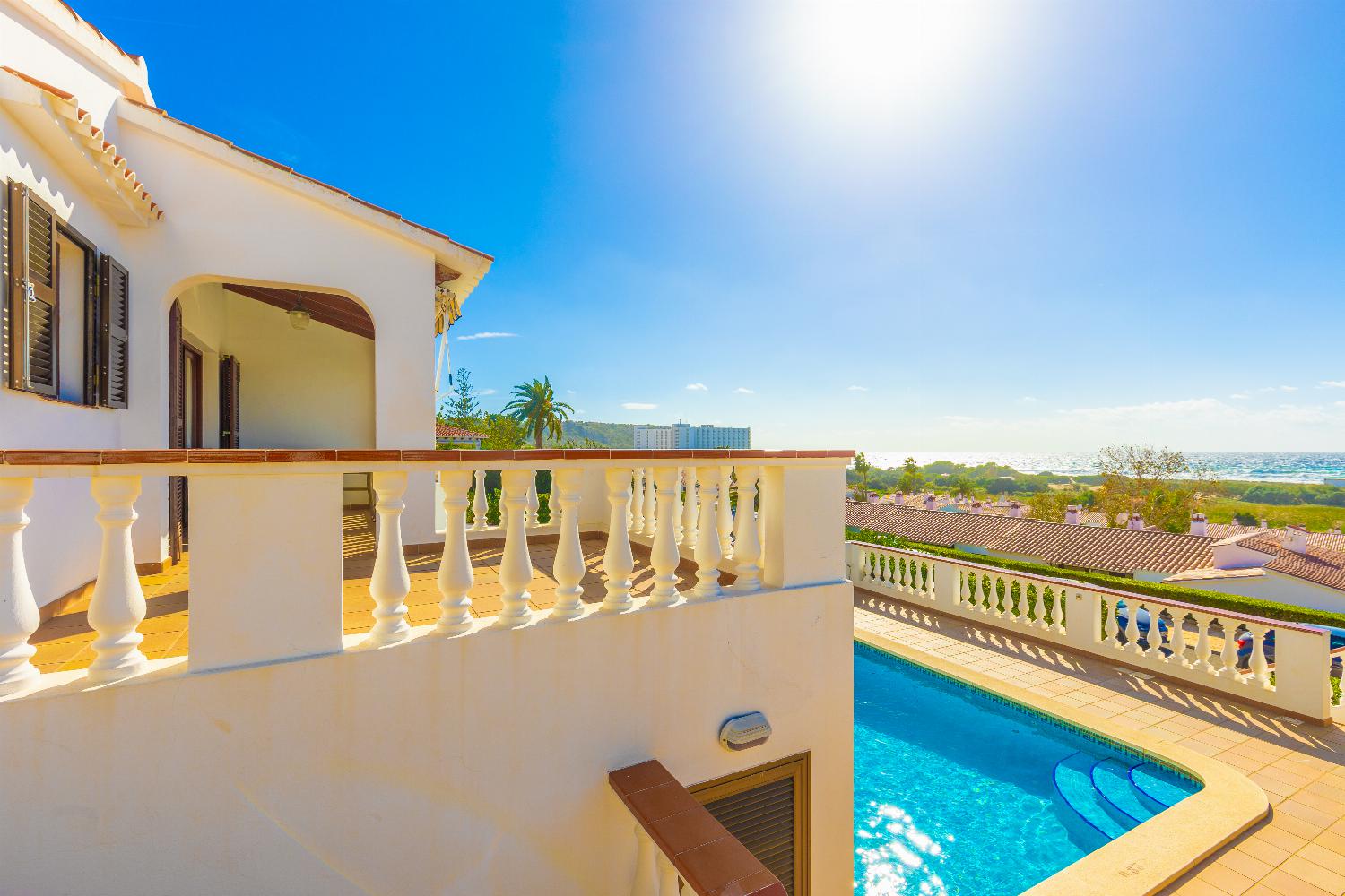 Beautiful villa with private pool and panoramic sea view