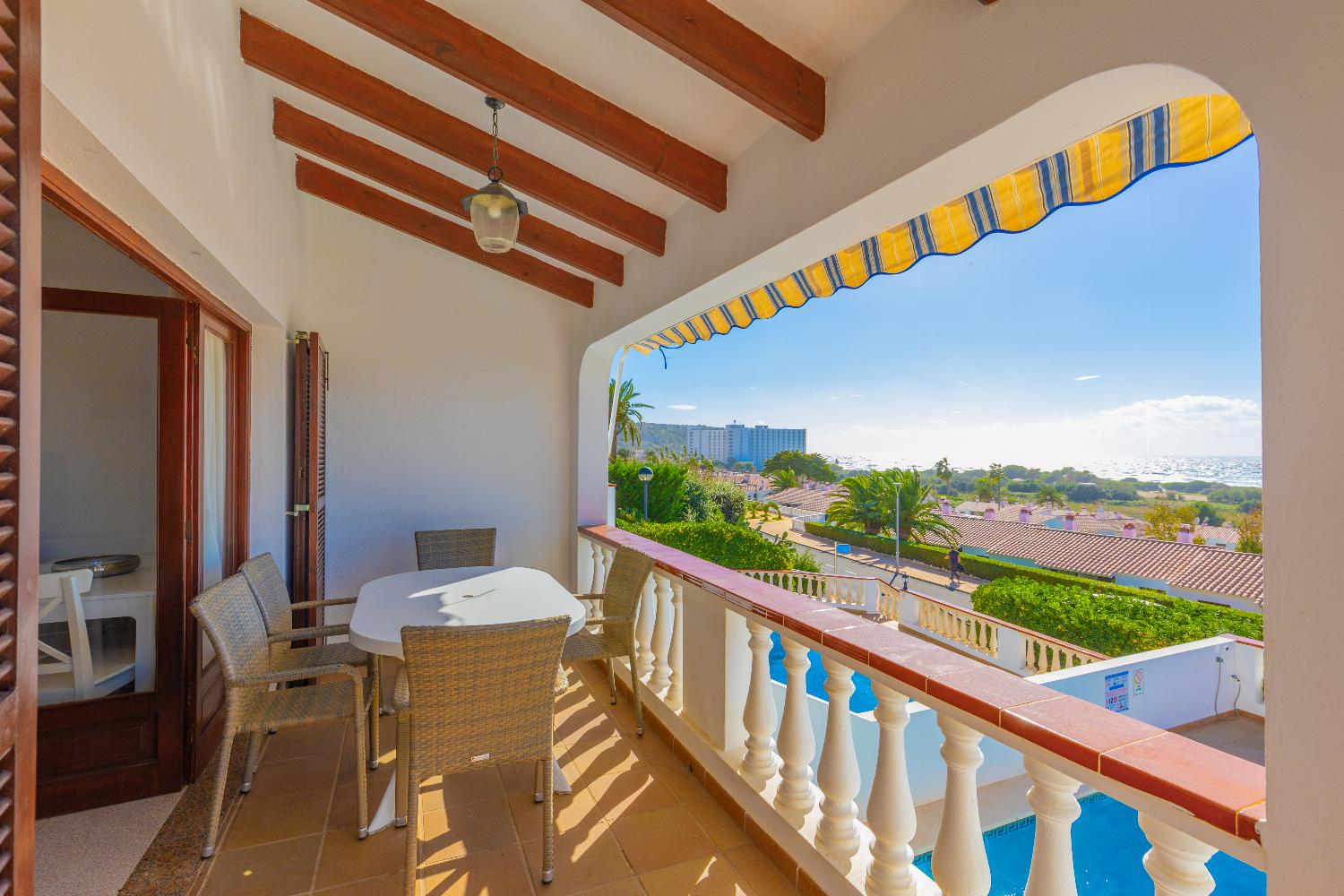 Sheltered terrace