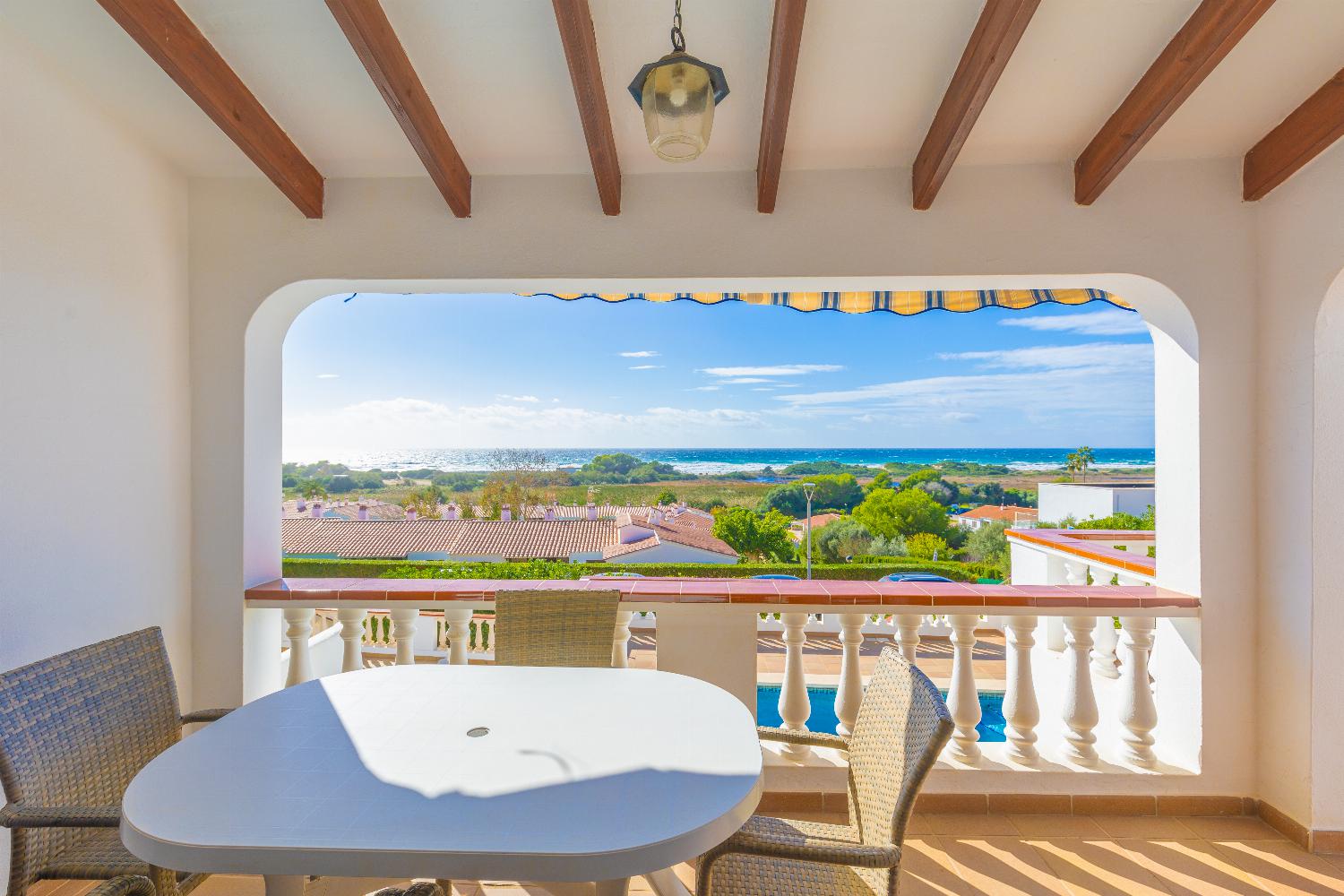 Sheltered terrace