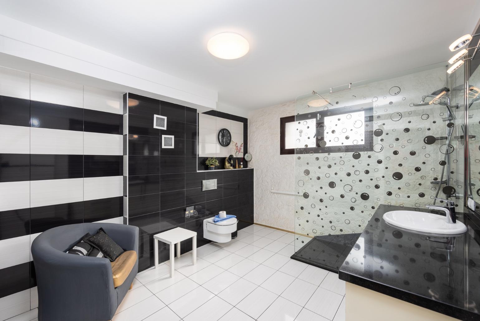 Family bathroom with shower
