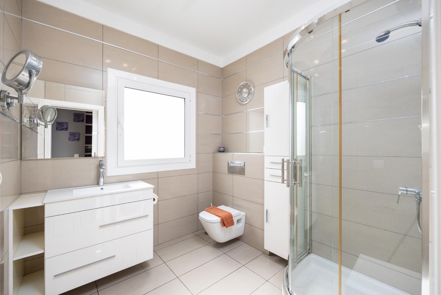 Family bathroom with shower