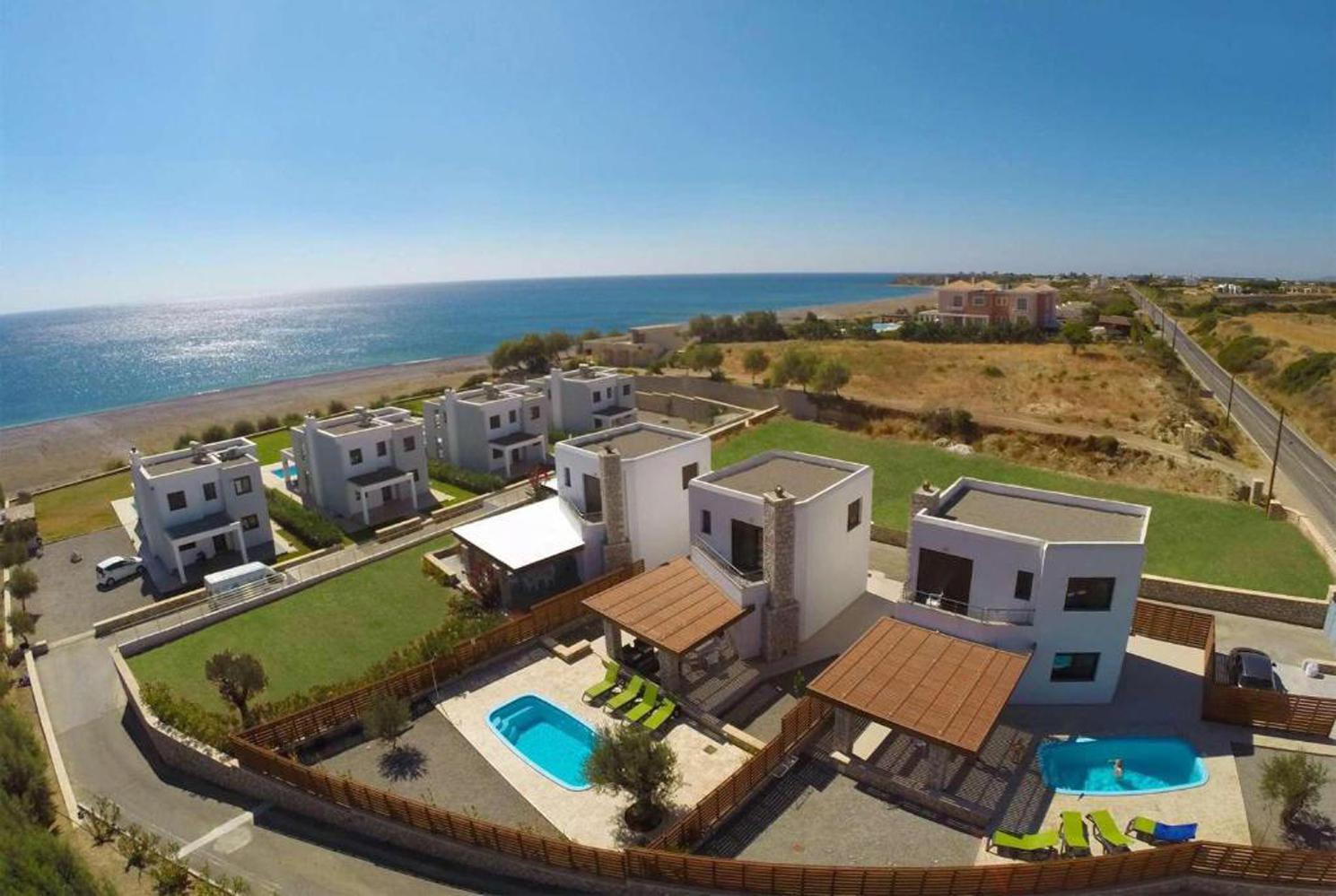 Panoramic view around the villa