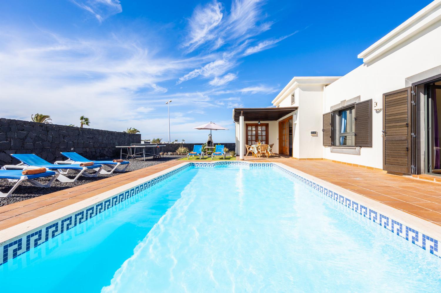 Beautiful villa with private pool and terrace with sea views