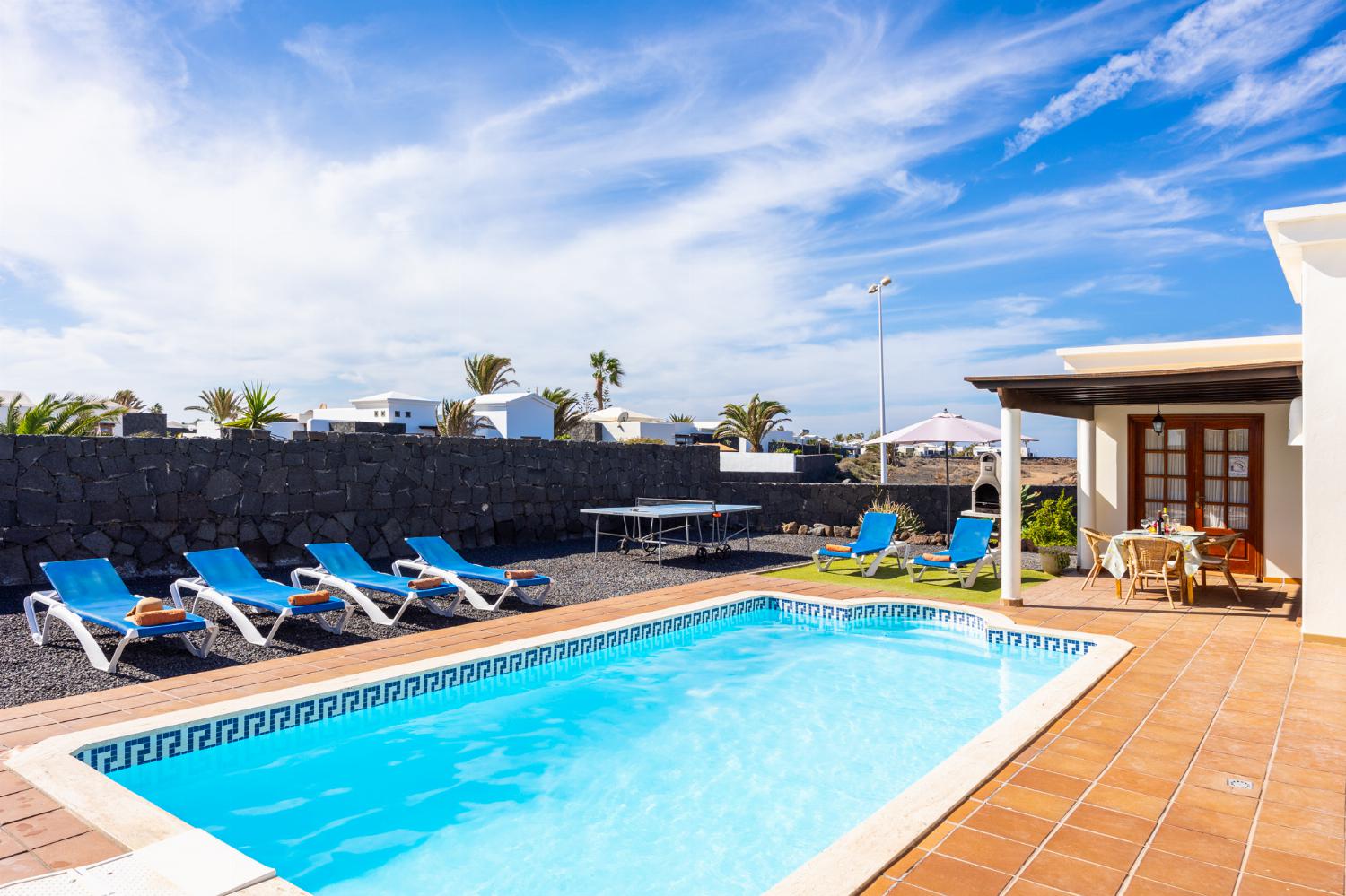 Beautiful villa with private pool and terrace with sea views