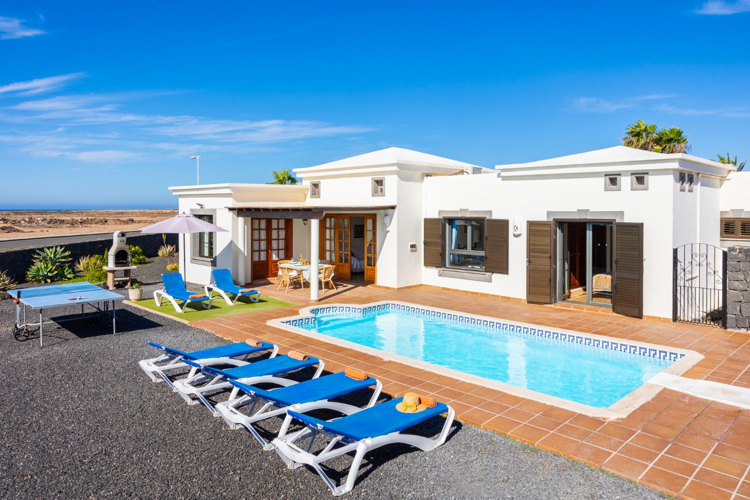 Beautiful villa with private pool and terrace with sea views