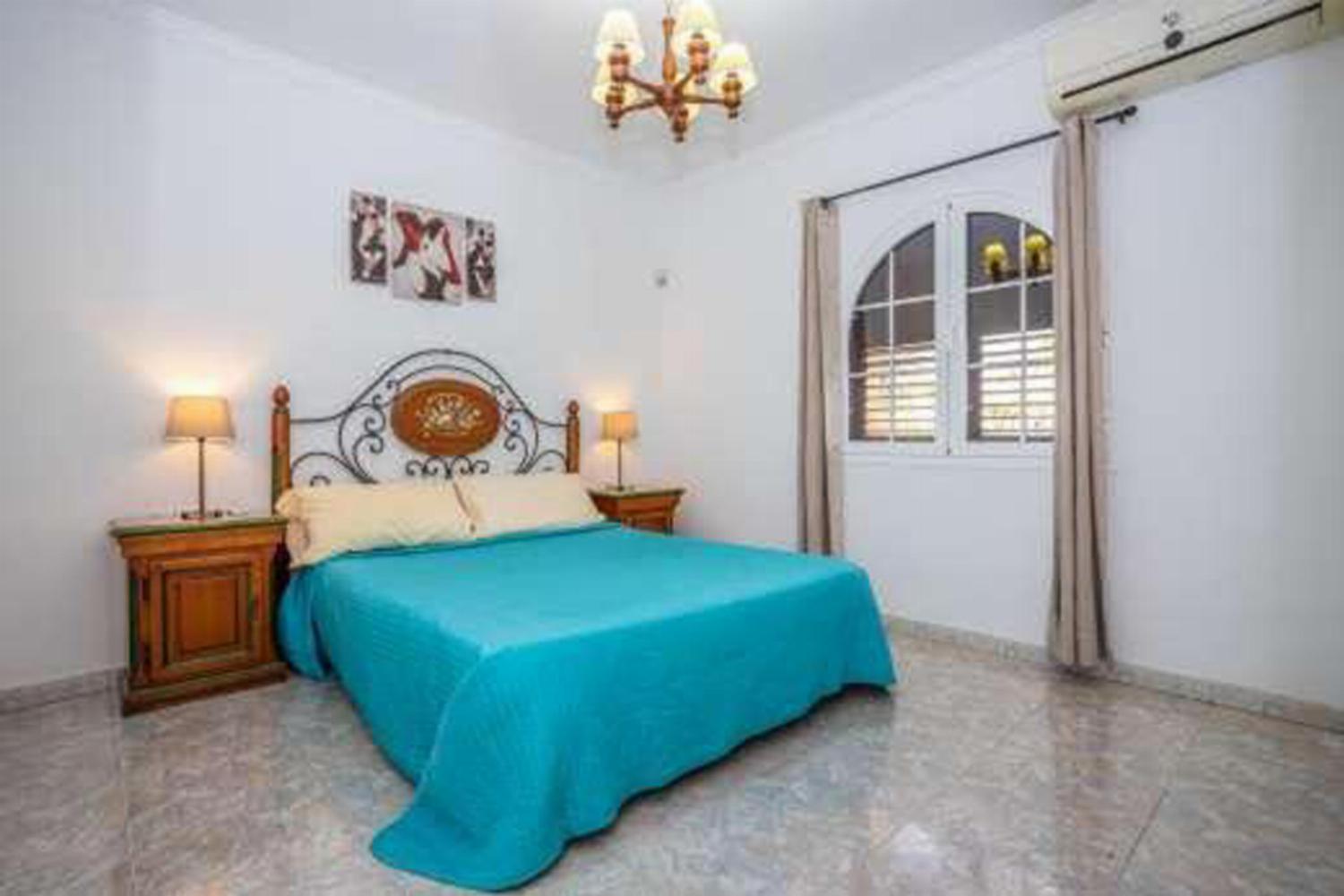 Double bedroom with A/C and upper terrace access
