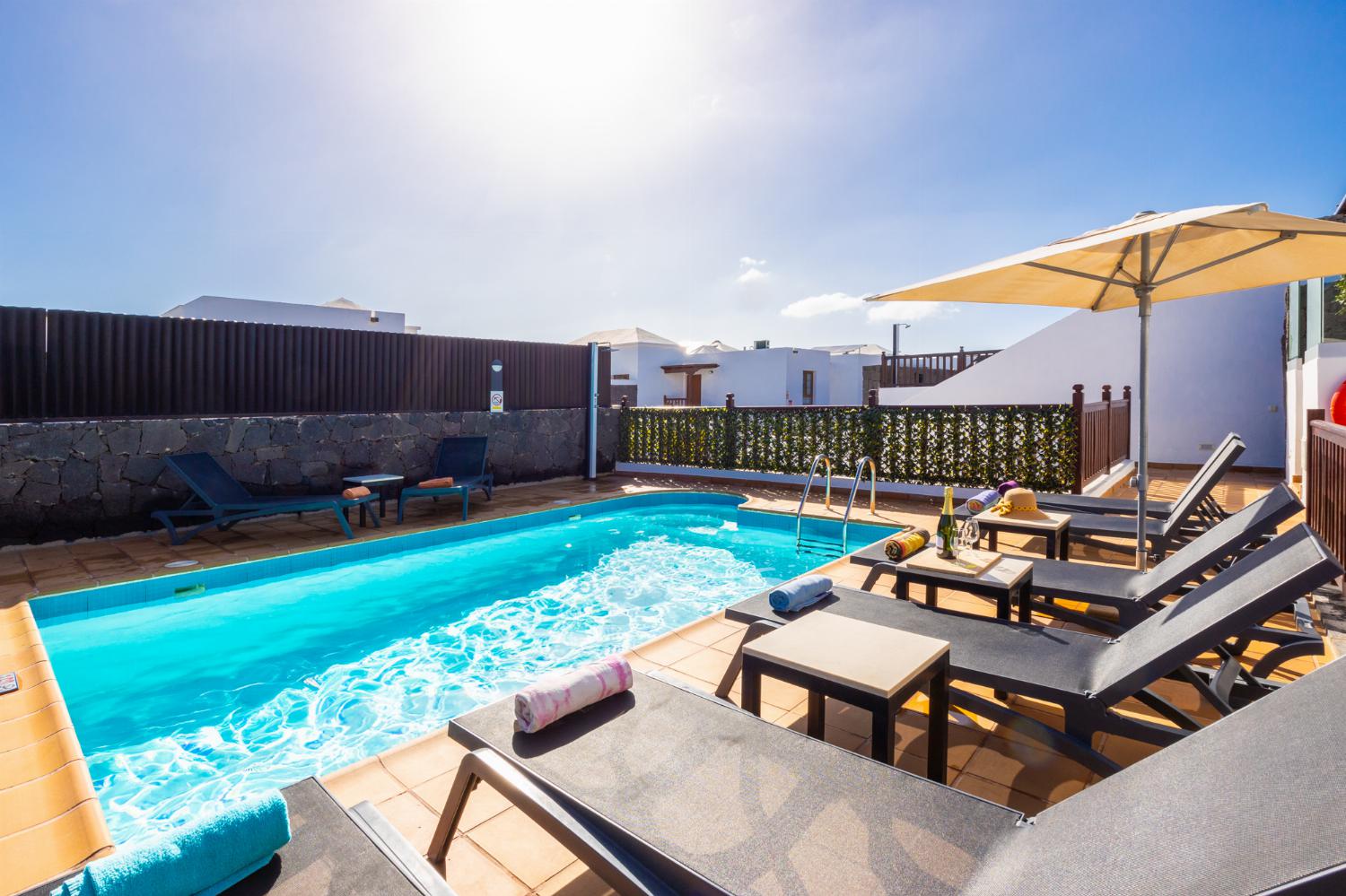 Private pool and terrace