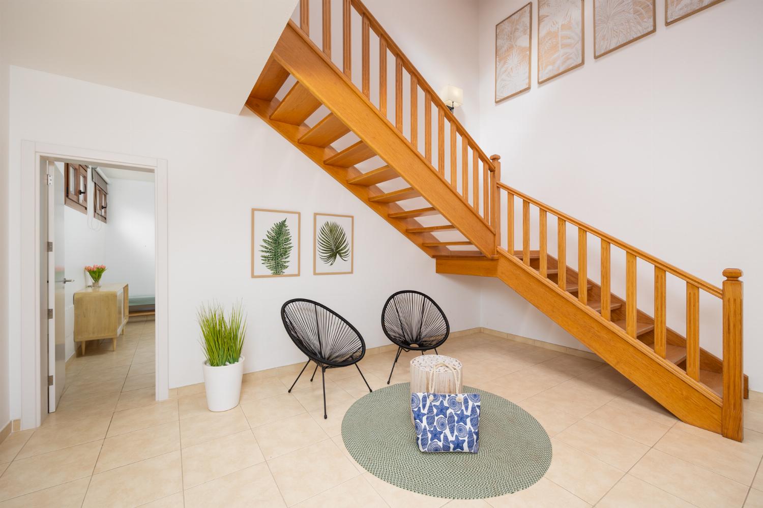 Living room with sofas, dining area, pool table, WiFi internet, and satellite TV
