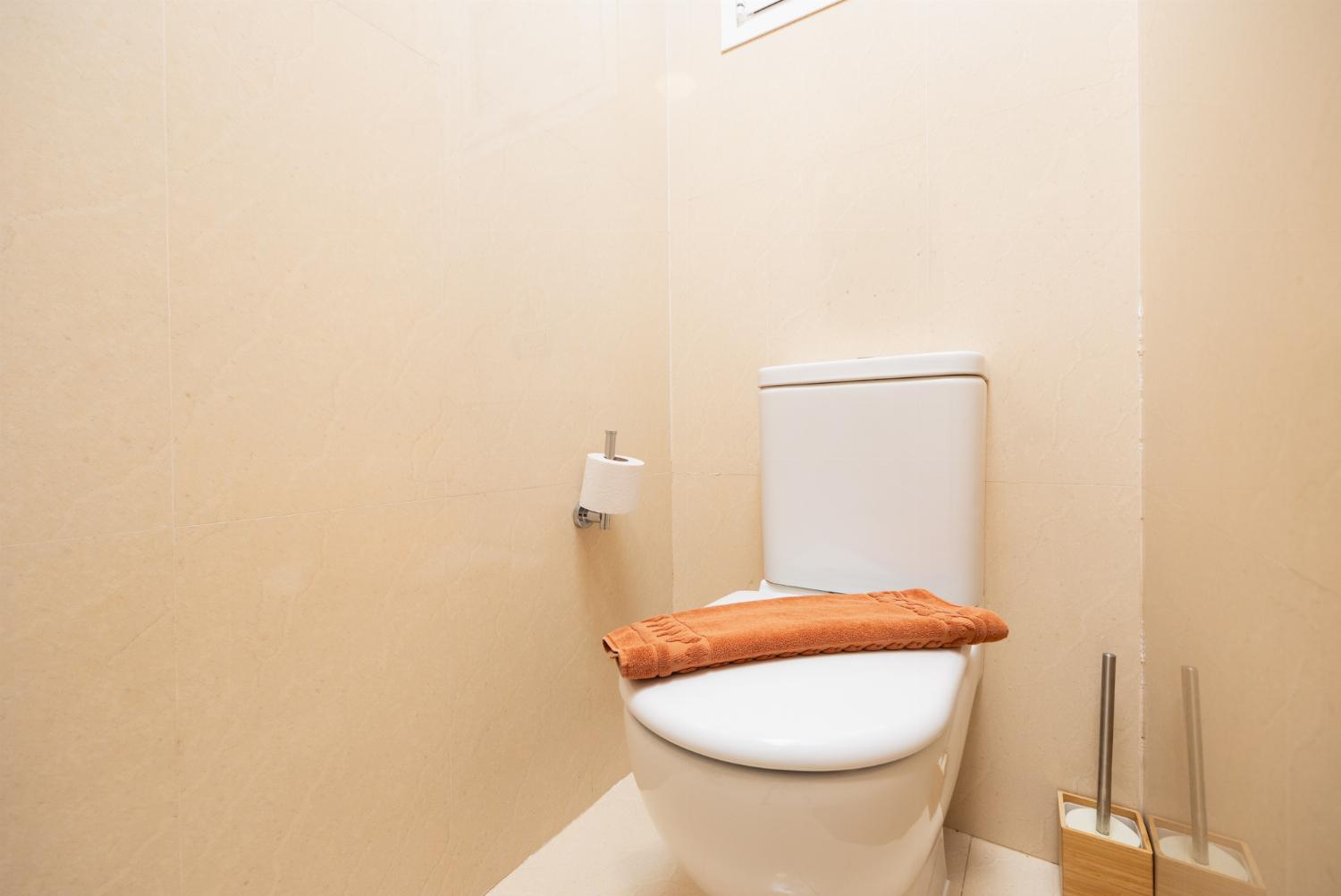 Family bathroom with bath and shower