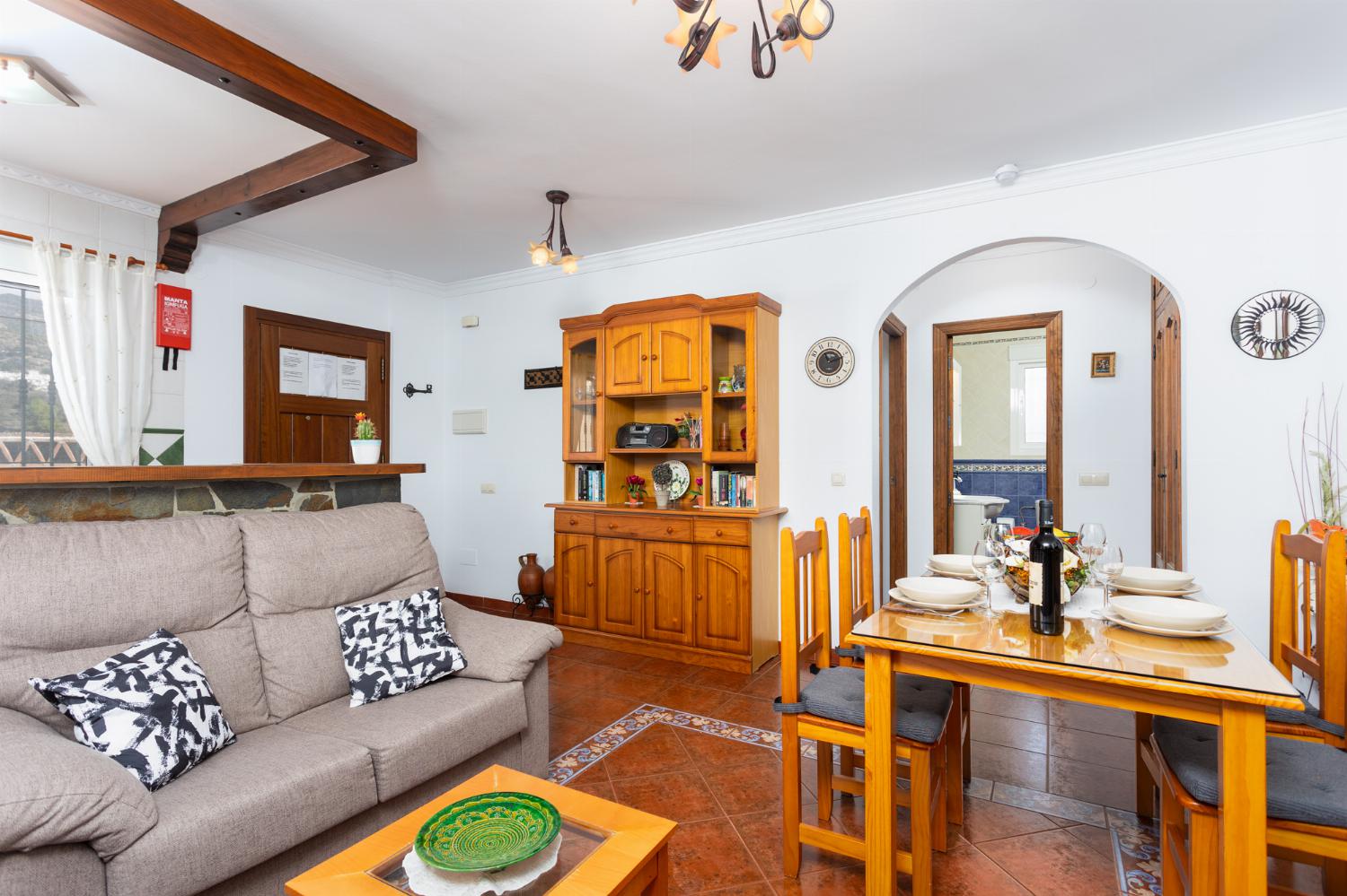 Terrace area with sea views