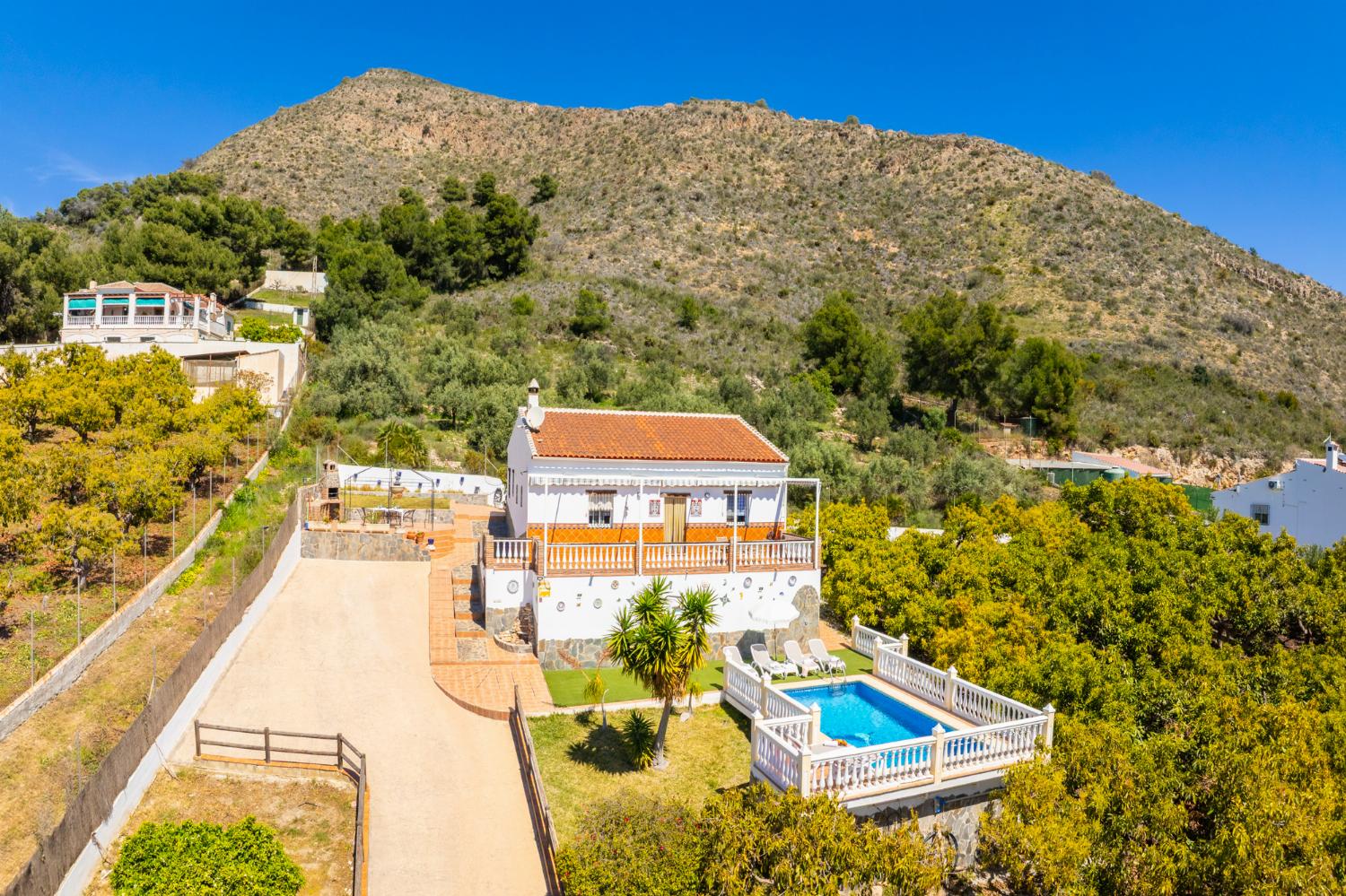 Beautiful villa with private pool and terrace with sea views