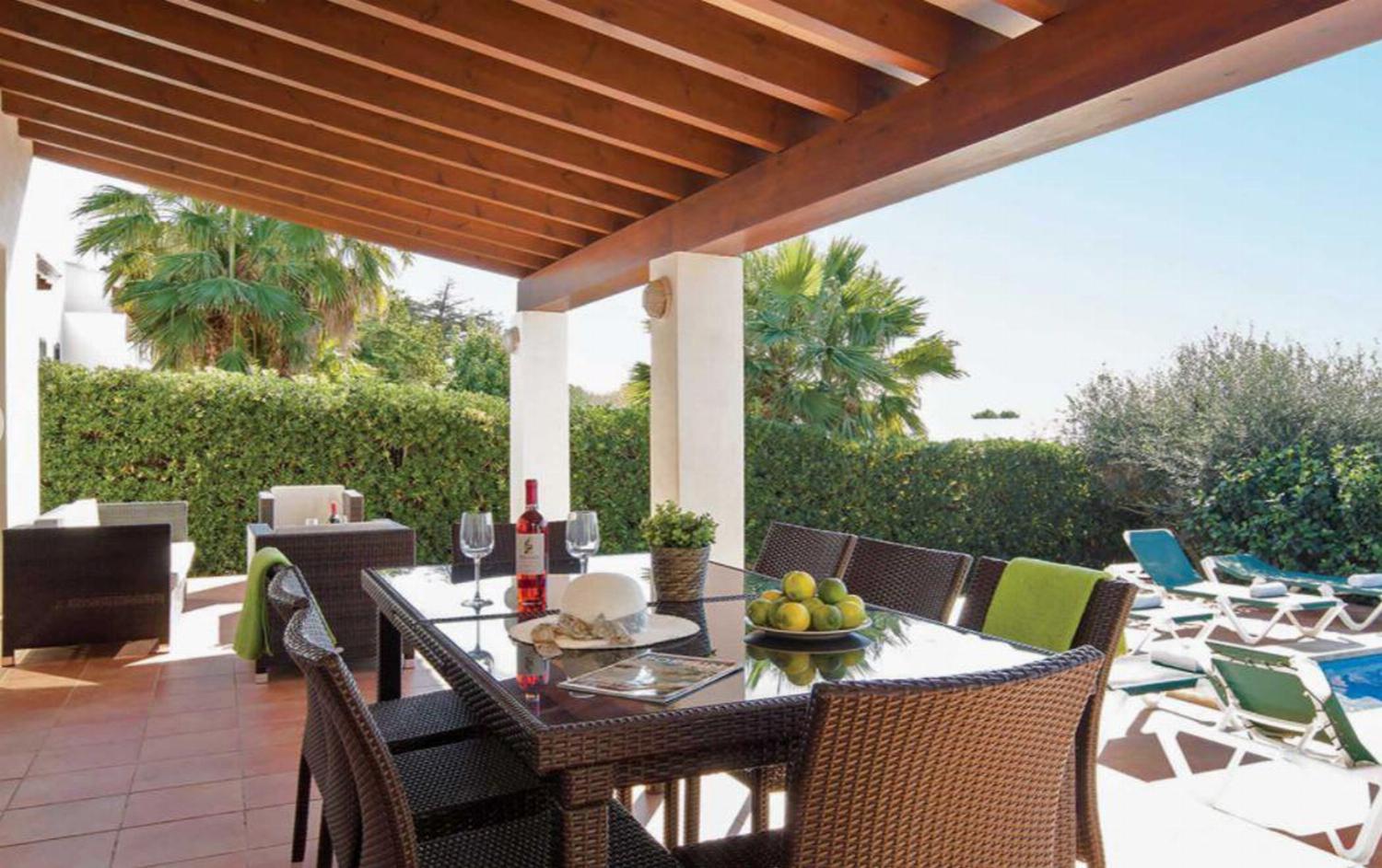 Sheltered terrace
