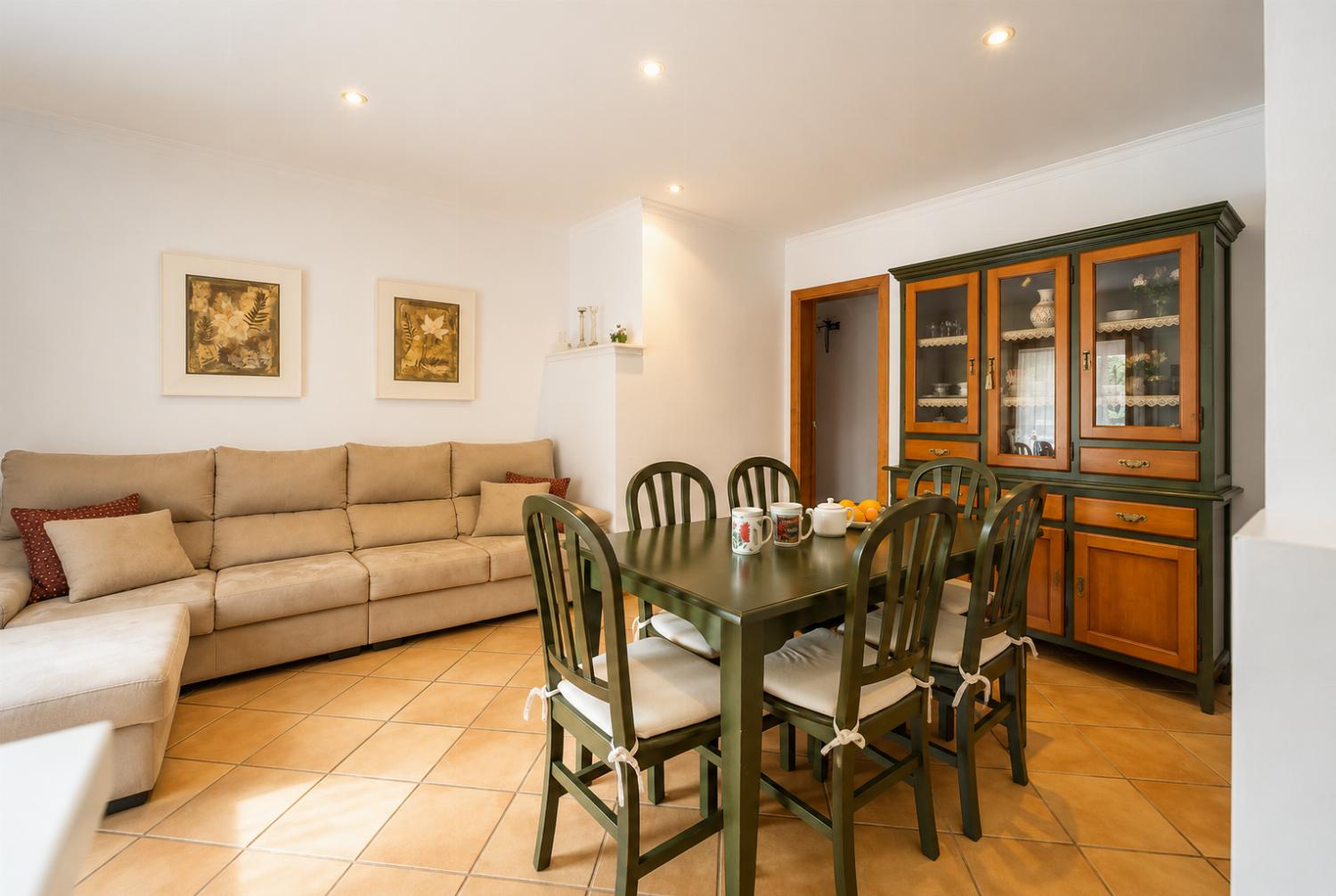 Living room with sofas, WiFi internet, and satellite TV