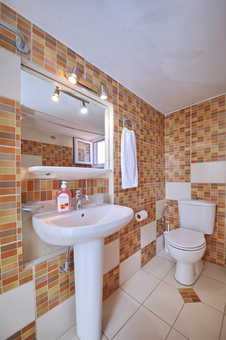 En suite bathroom with bath