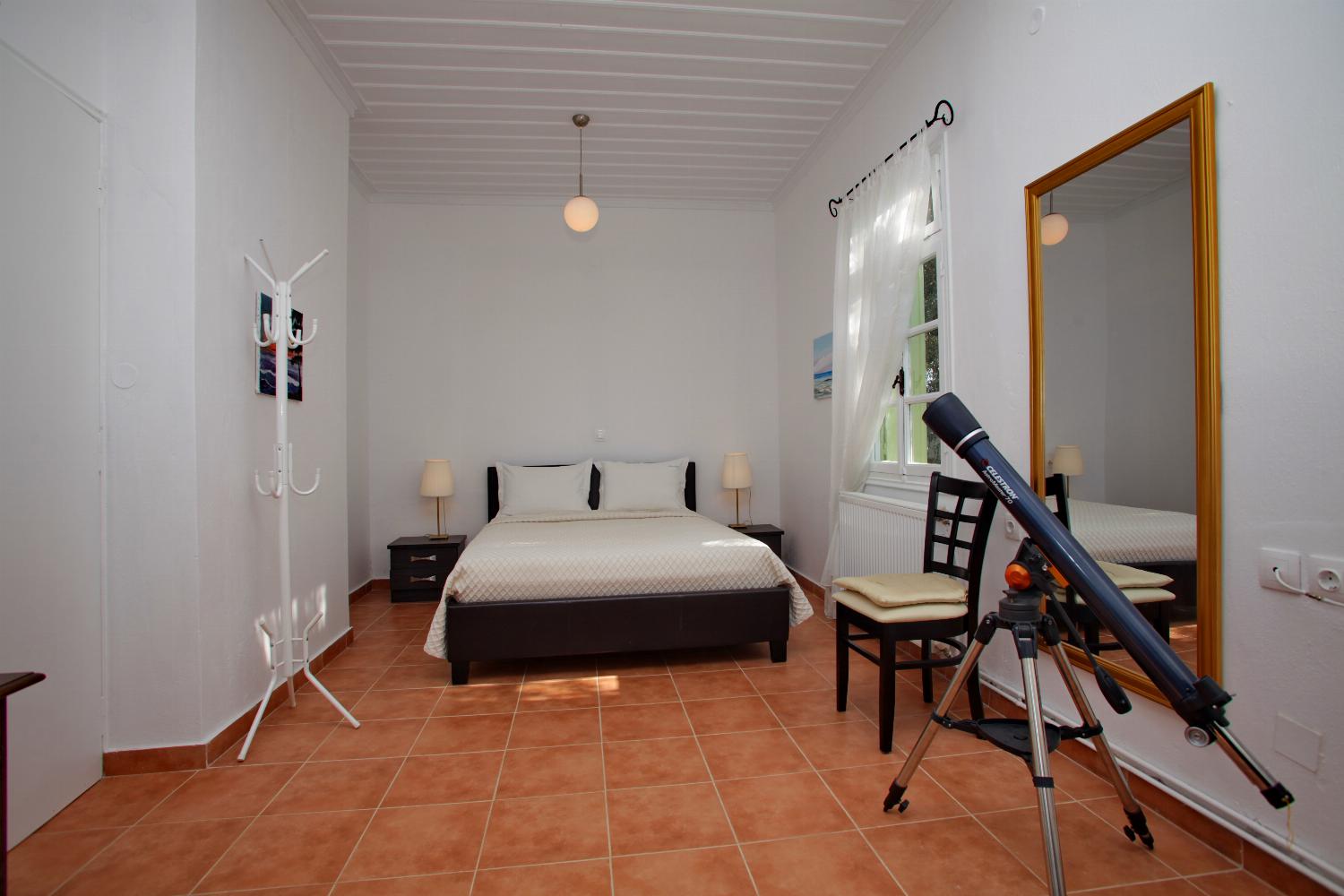 Double bedroom with A/C and en suite bathroom