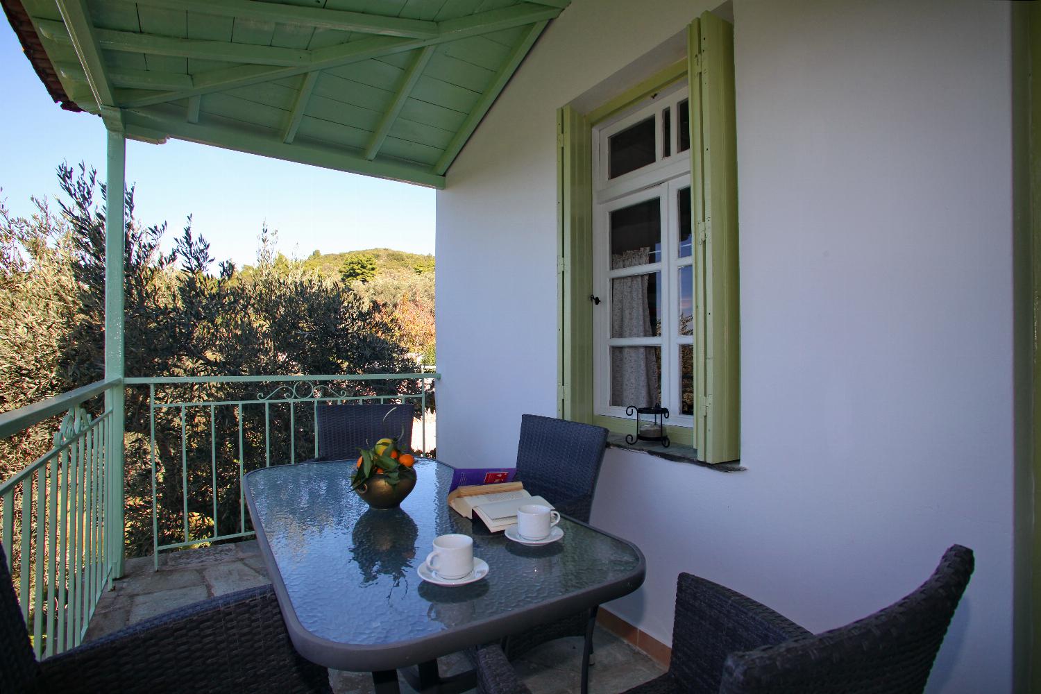 Sheltered terrace