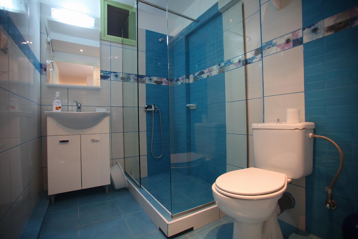 En suite bathroom with shower
