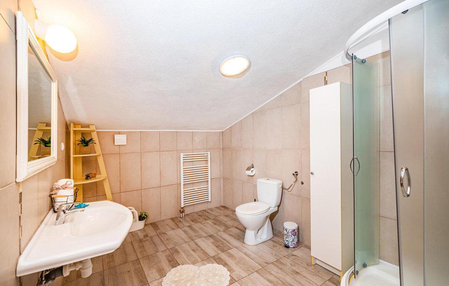 Family bathroom with shower