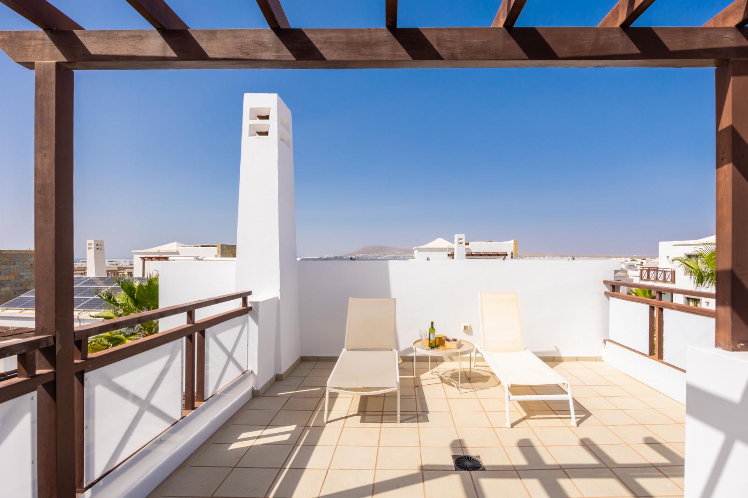 Upper terrace area